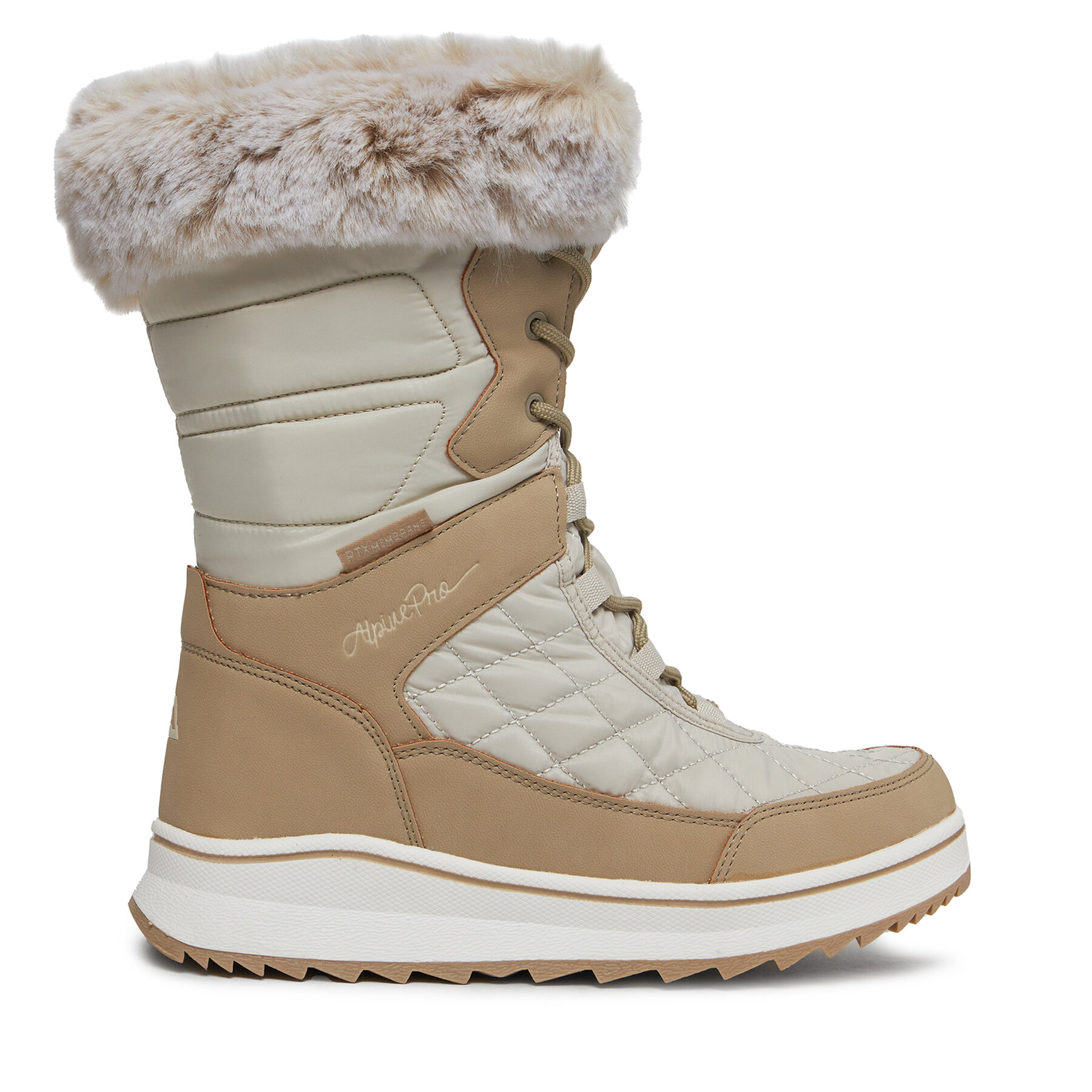 Botas de nieve ALPINE PRO Hoverla LBTB464 Écru