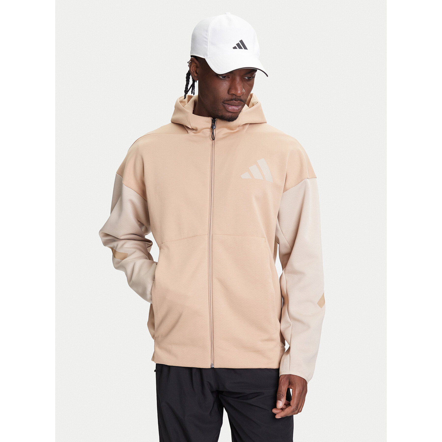 adidas Sweatshirt Z.N.E. JY4833 Beige Regular Fit