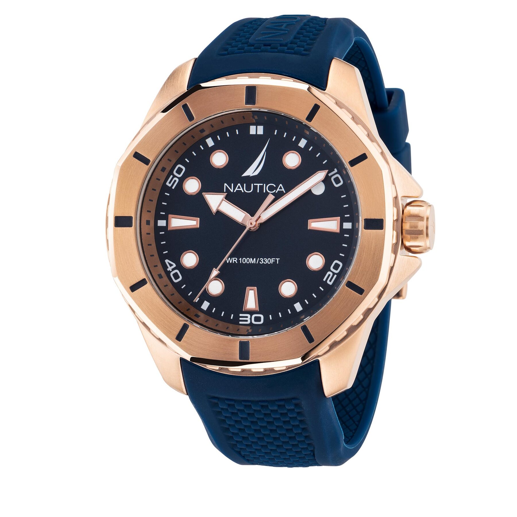 Ceas Nautica NAPKMS306 Rose Gold/Blue Ceas