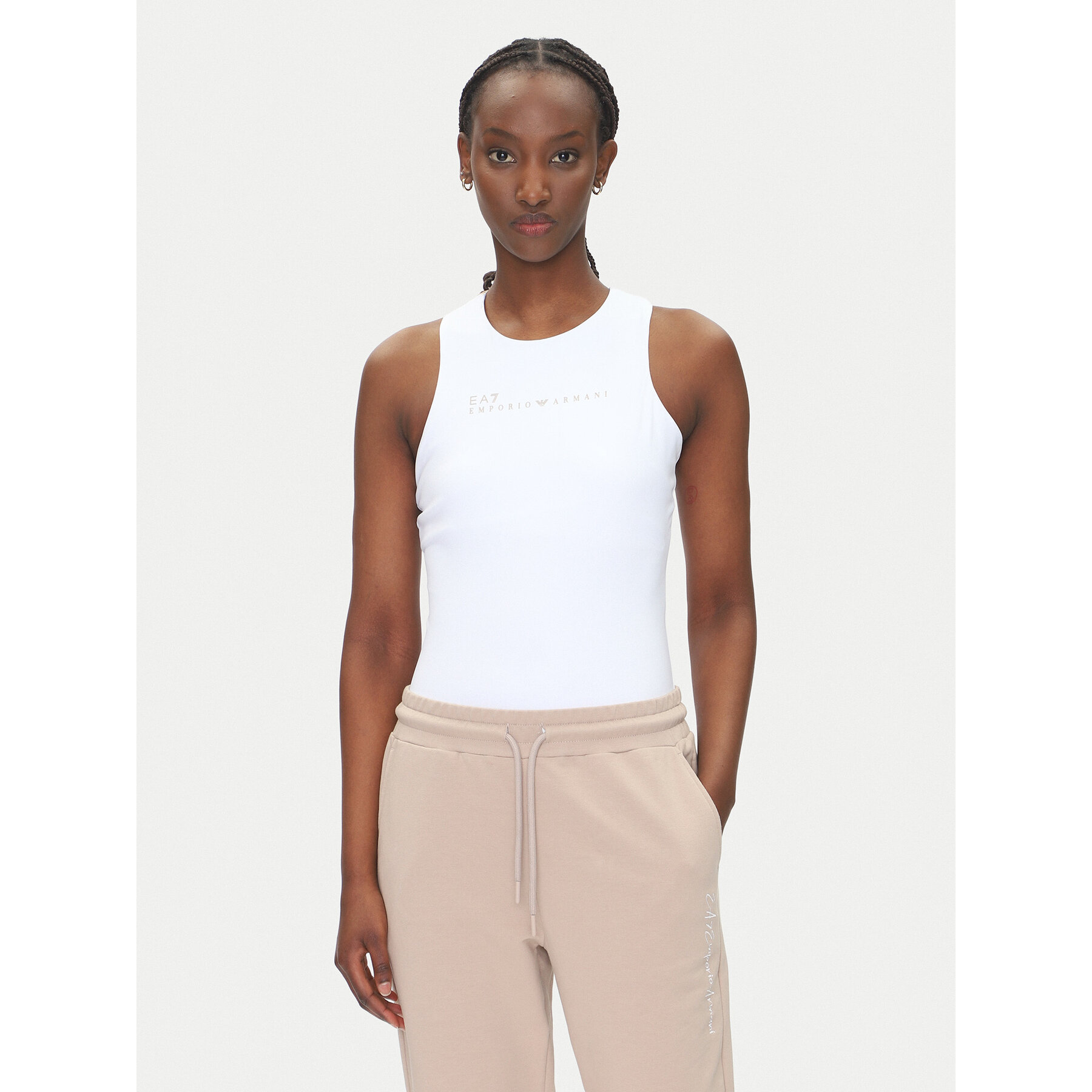 EA7 Emporio Armani Body 7W000338 AF12625 U0002 Weiß Slim Fit