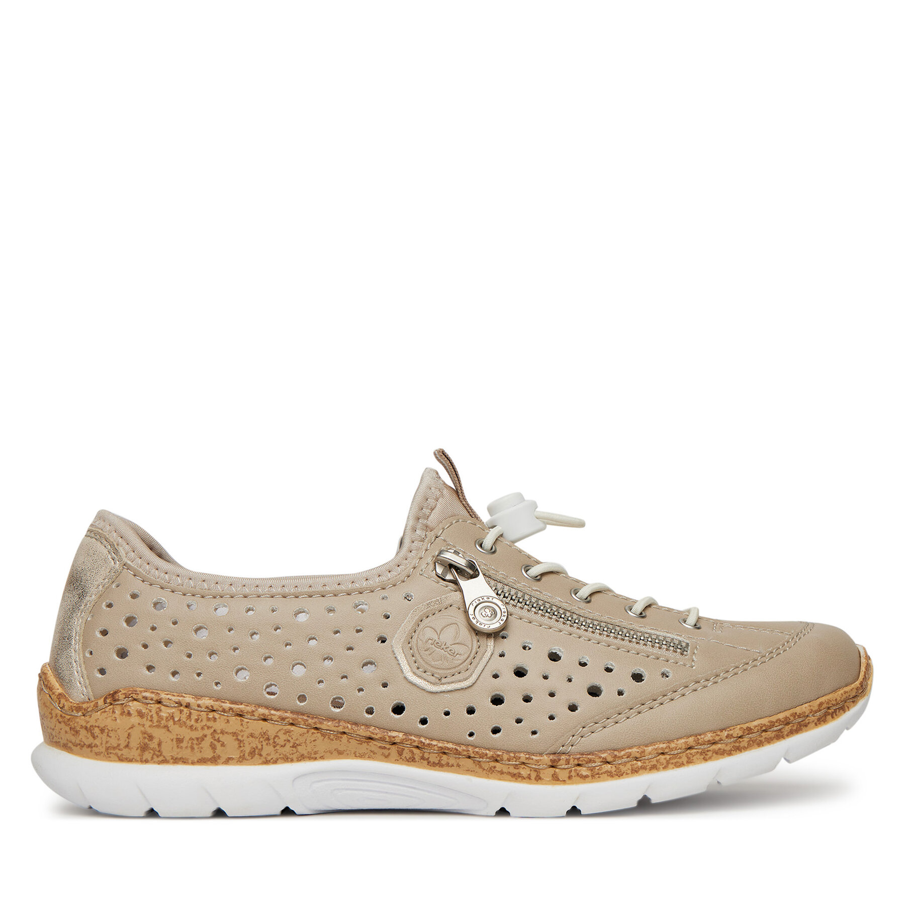 Sneakersy Rieker N42P6-62 Béžová