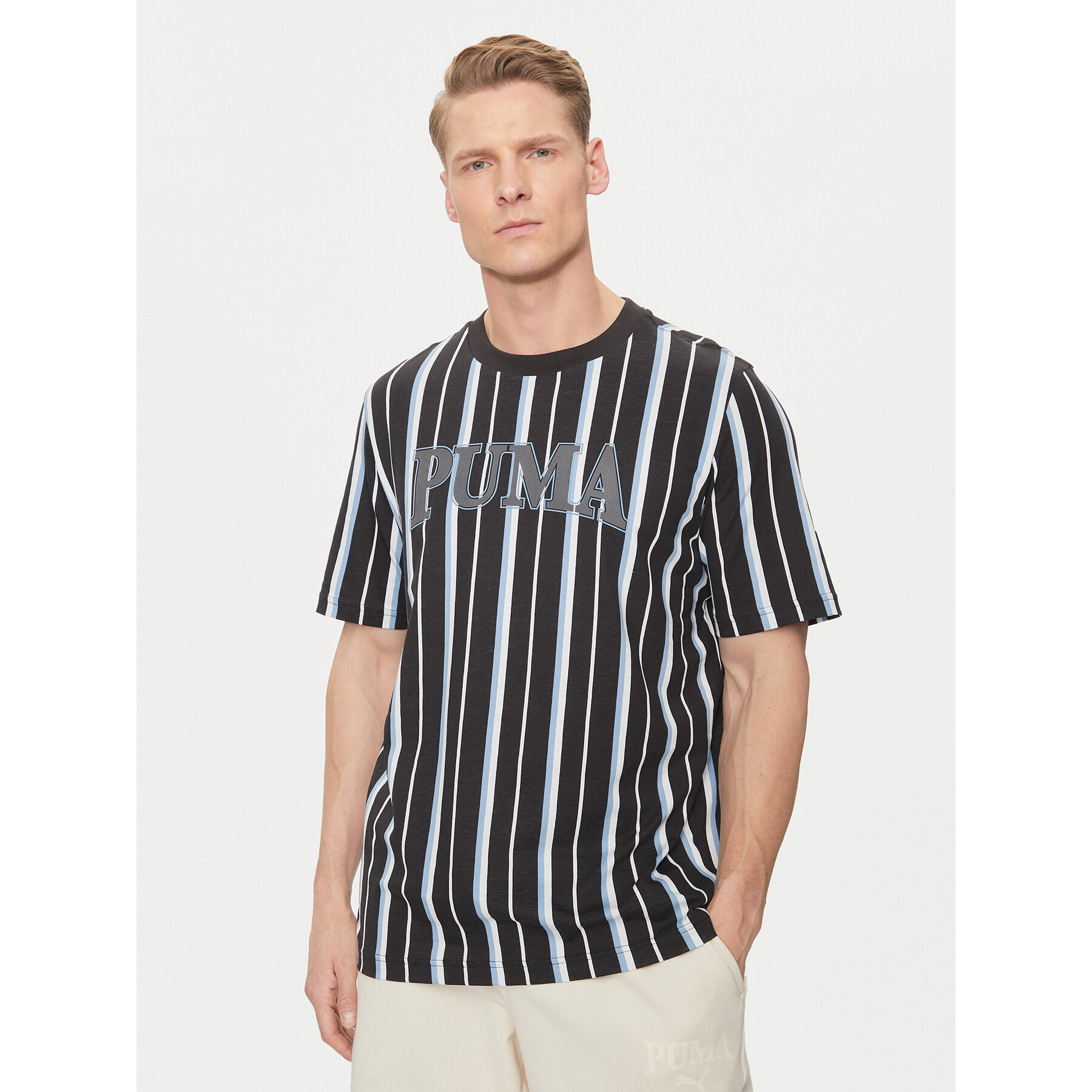 Puma T-Shirt Squad 678973 Μαύρο Regular Fit