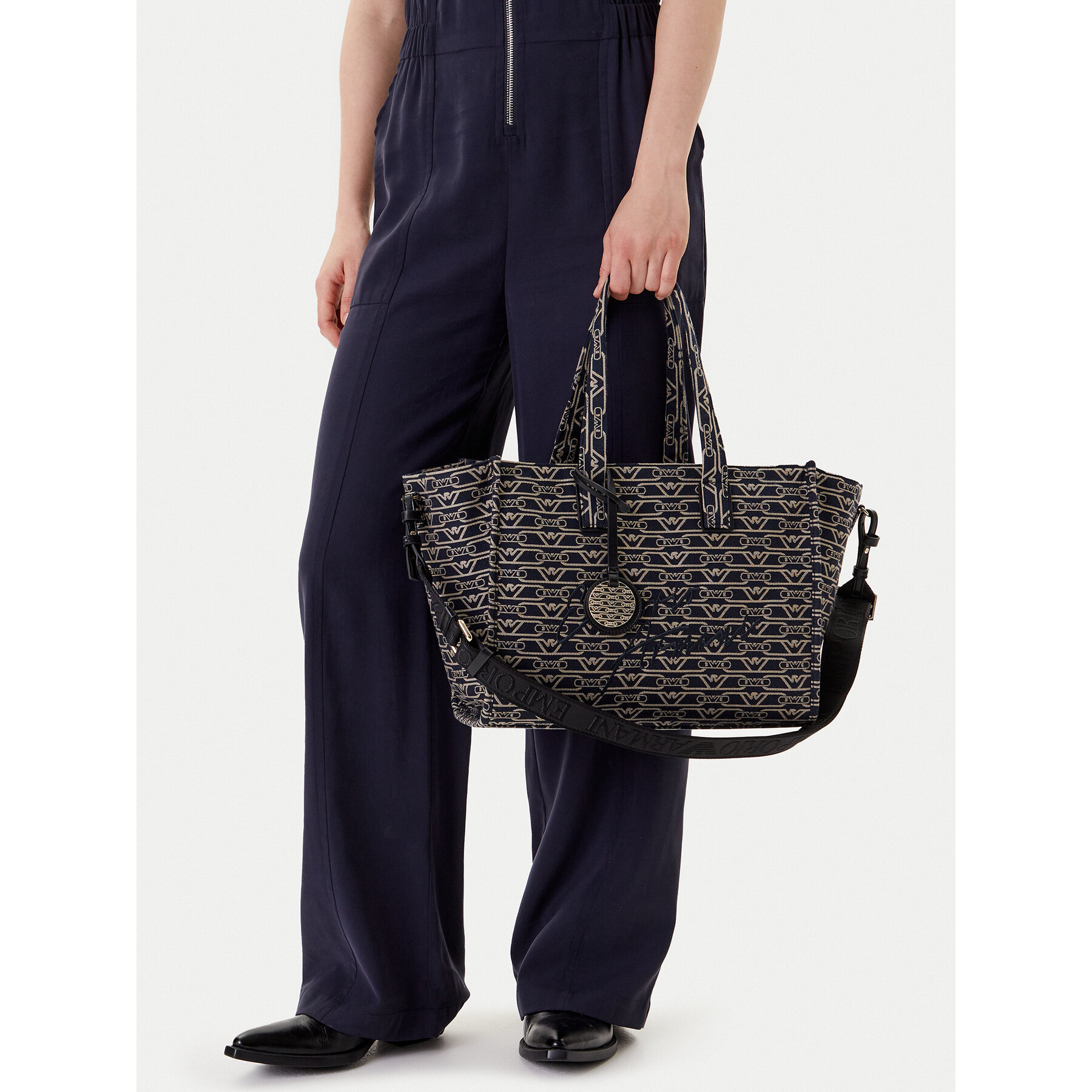 Geantă Emporio Armani EW000370 AF12993 FB237 Bleumarin