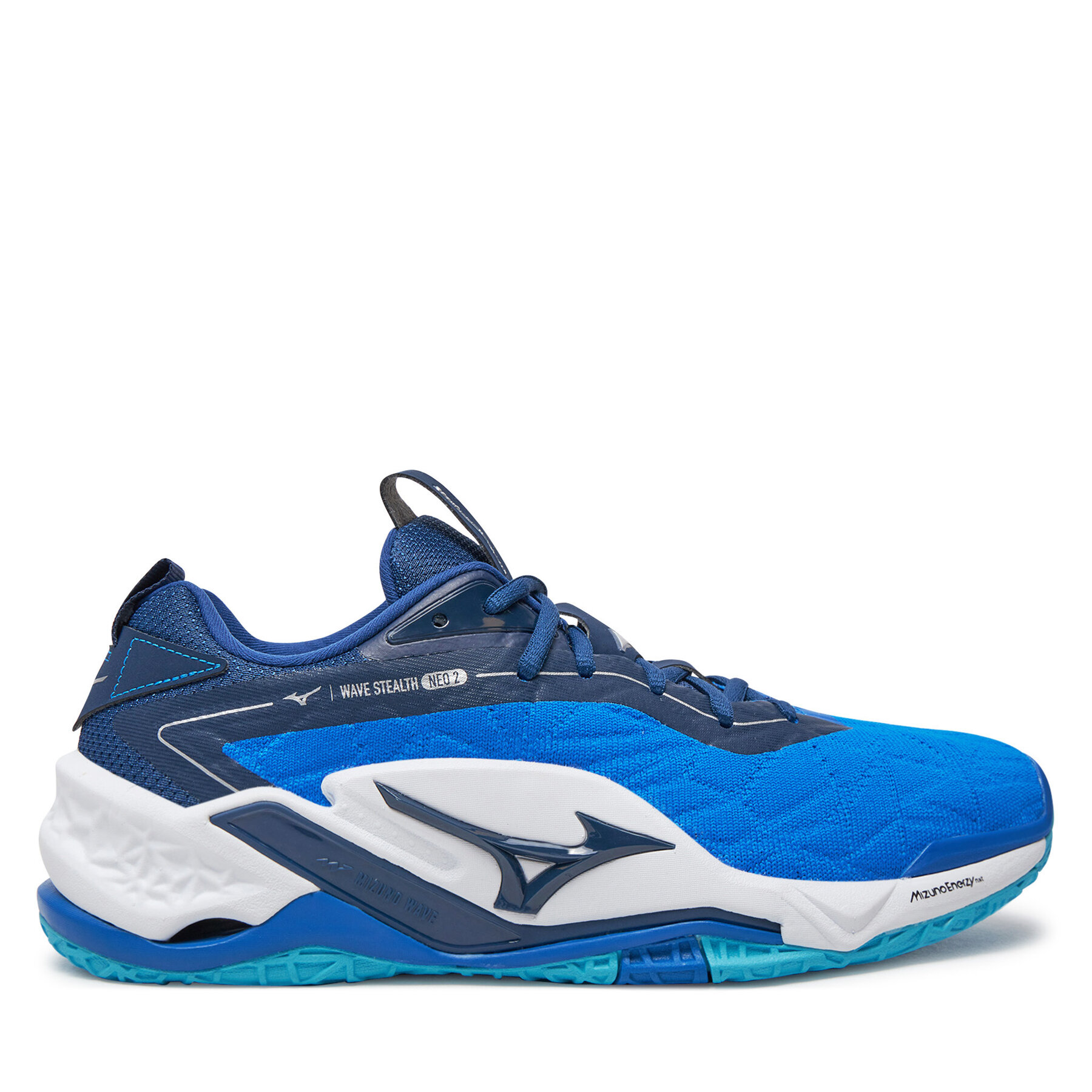 Chaussures pour sport en salle Mizuno Wave Stealth Neo 2 X1GA2400 Bleu