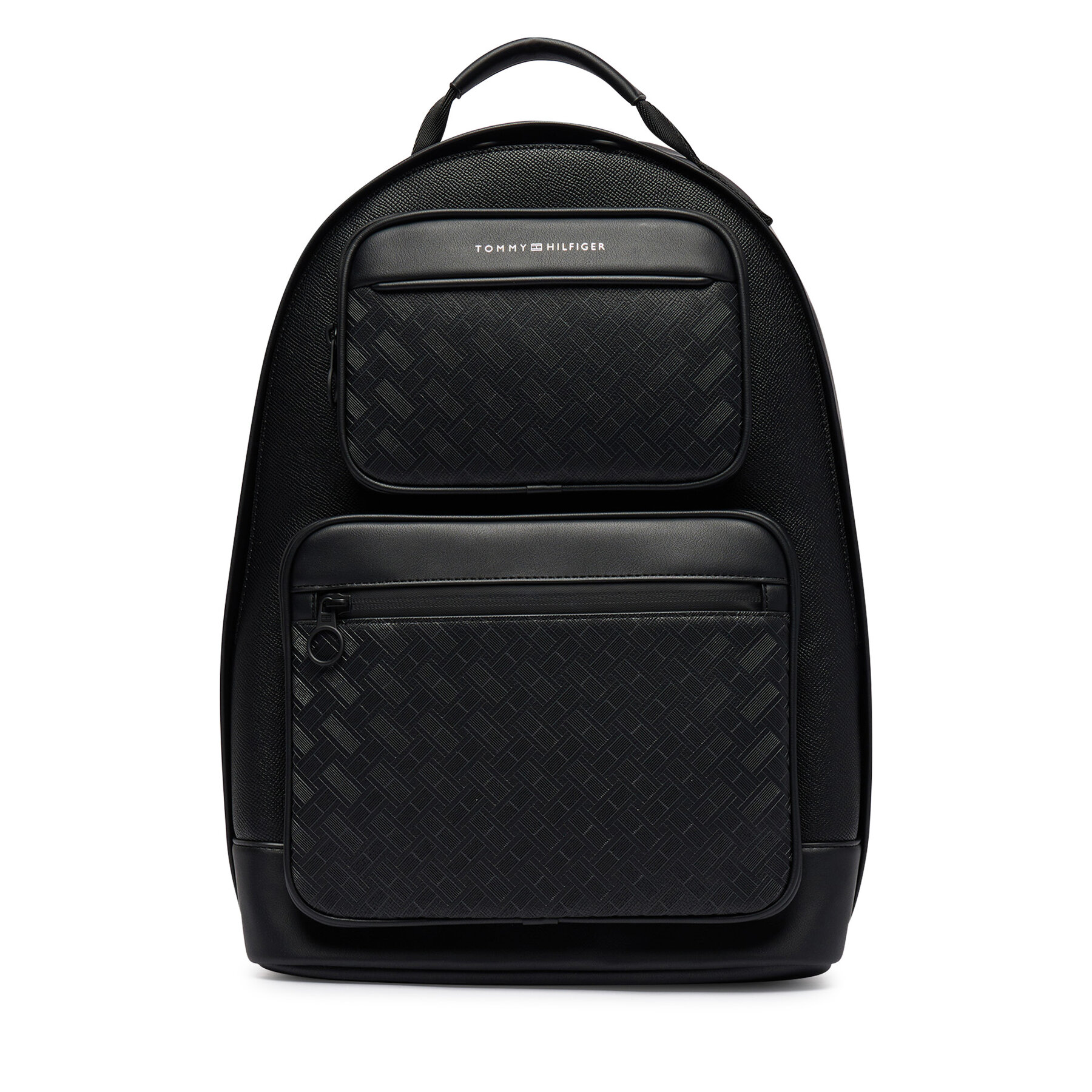 Rucsac Tommy Hilfiger Th Modern Monogram Backpack AM0AM14683 Negru