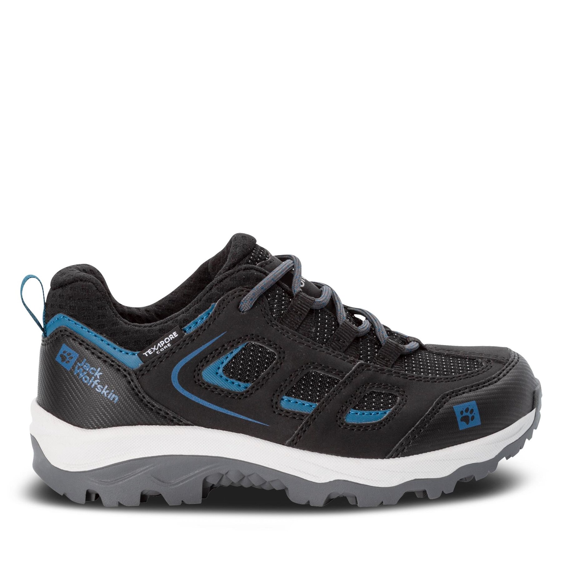 Chlapec Trekingová obuv Jack Wolfskin, Rozmer: 36, Čierna, Vojo Texapore Low K 4042191