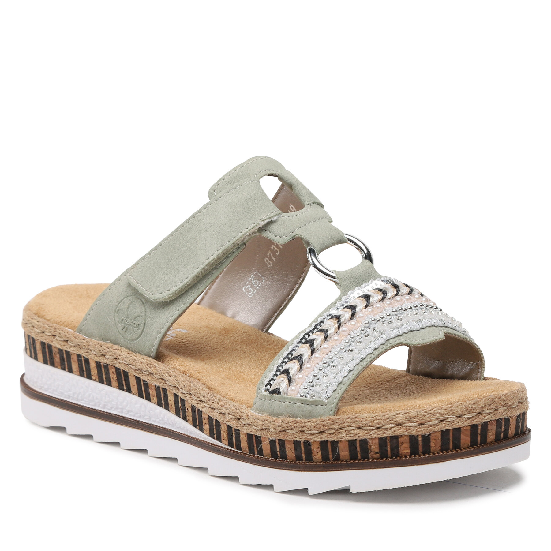 Espadrillos Rieker V79M6-52 Grun
