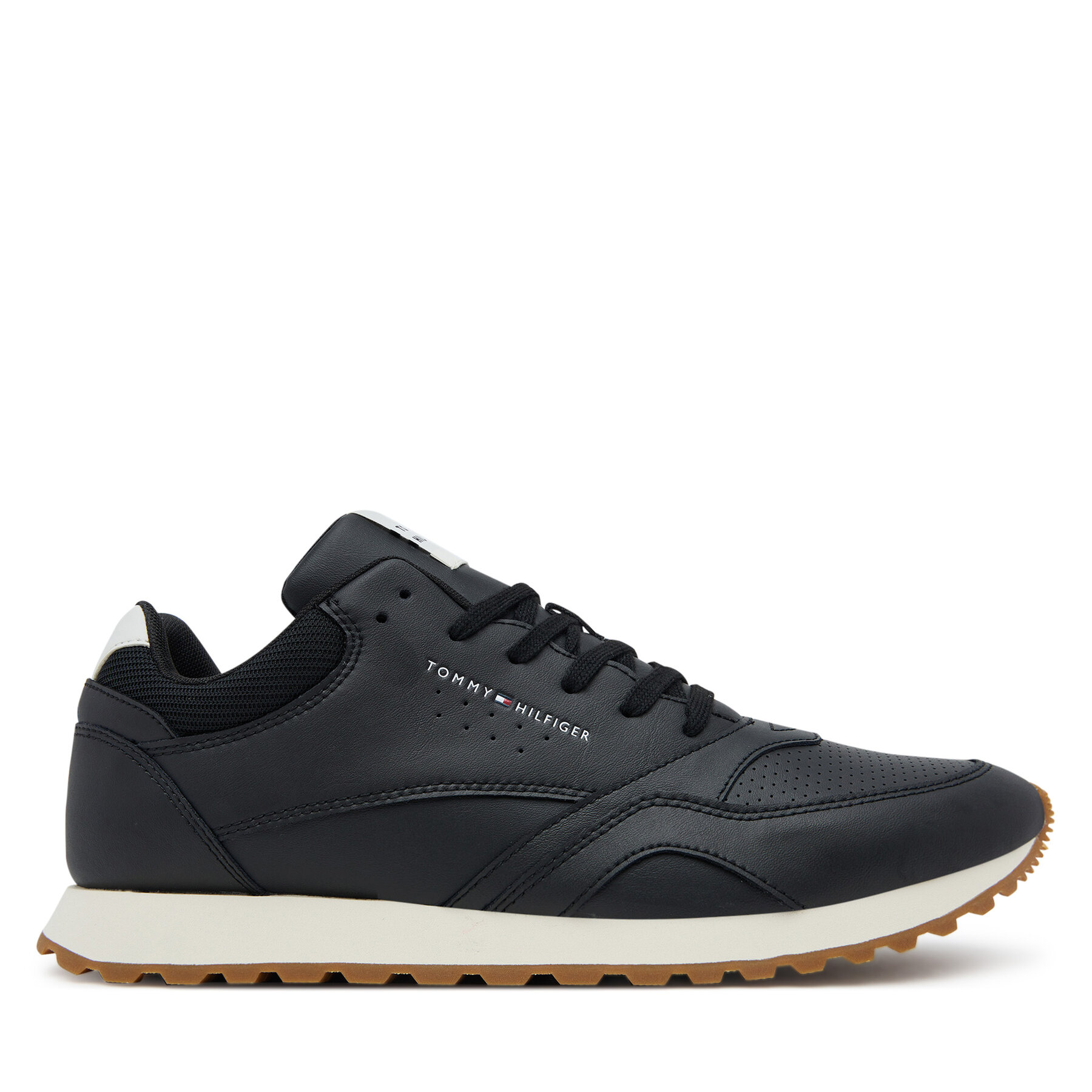 Męskie Sneakersy Tommy Hilfiger, Rozmiar 46 Czarny New Runner Eva Ess FM0FM05512