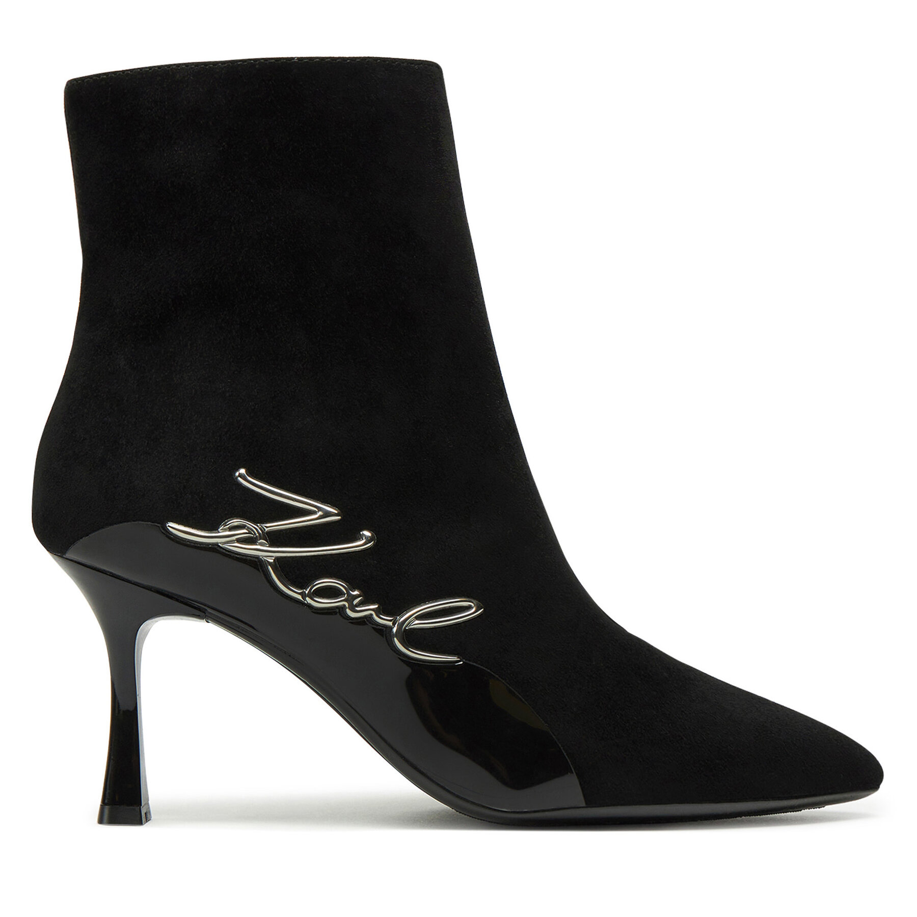 Bokacsizma KARL LAGERFELD KL32744 Fekete