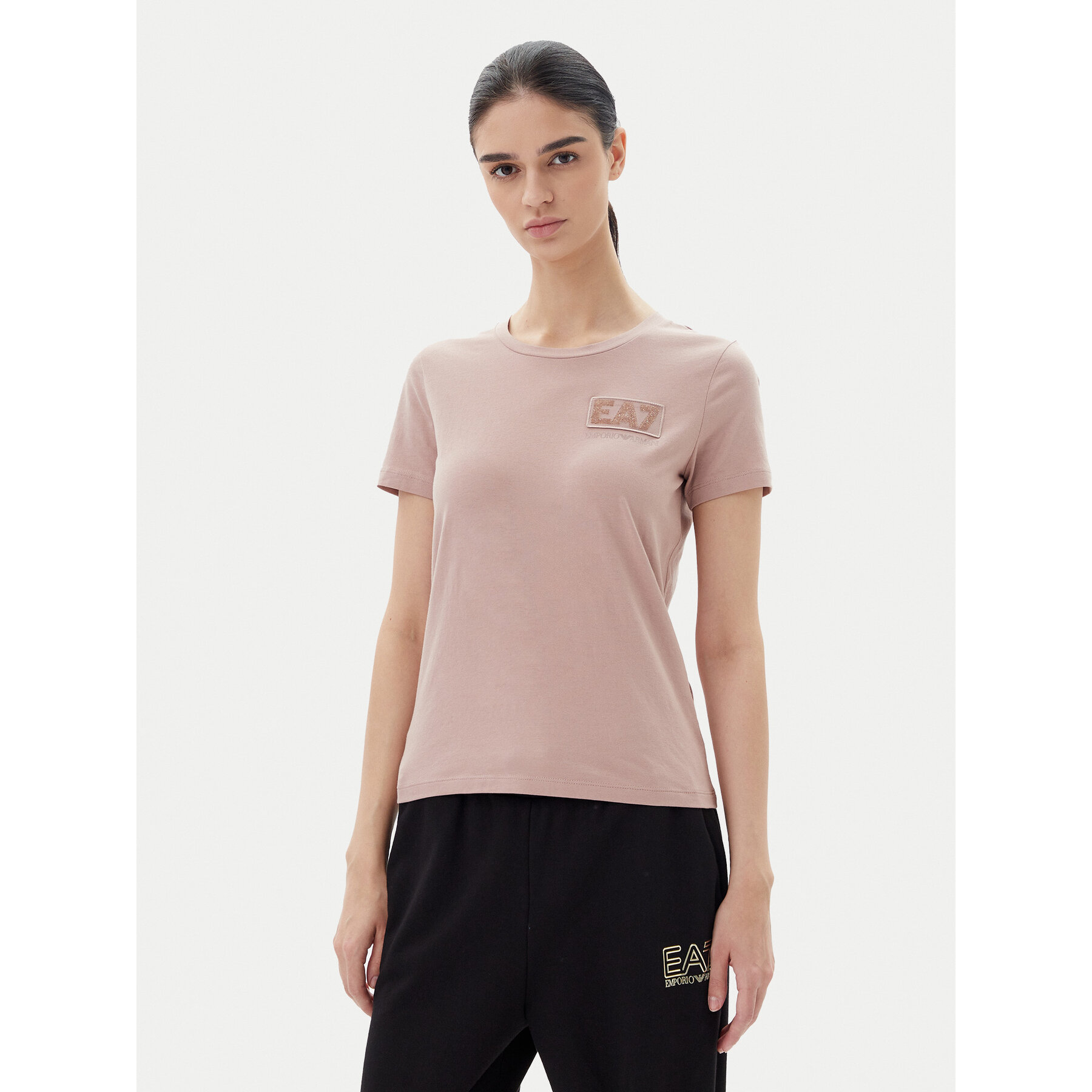 EA7 Emporio Armani Póló 7W000492 AF10373 U4079 Rózsaszín Regular Fit