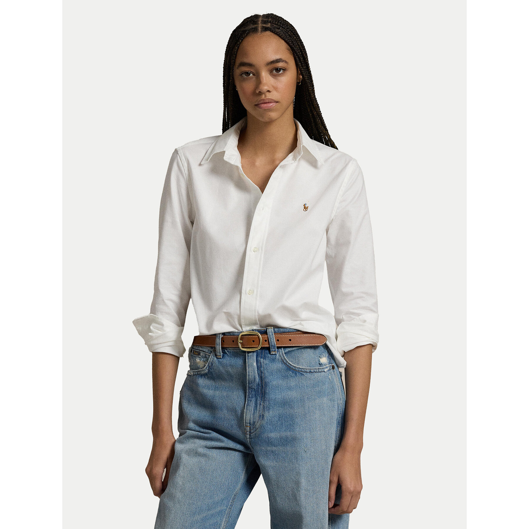 Polo Ralph Lauren Hemd 211941520002 Weiß Slim Fit