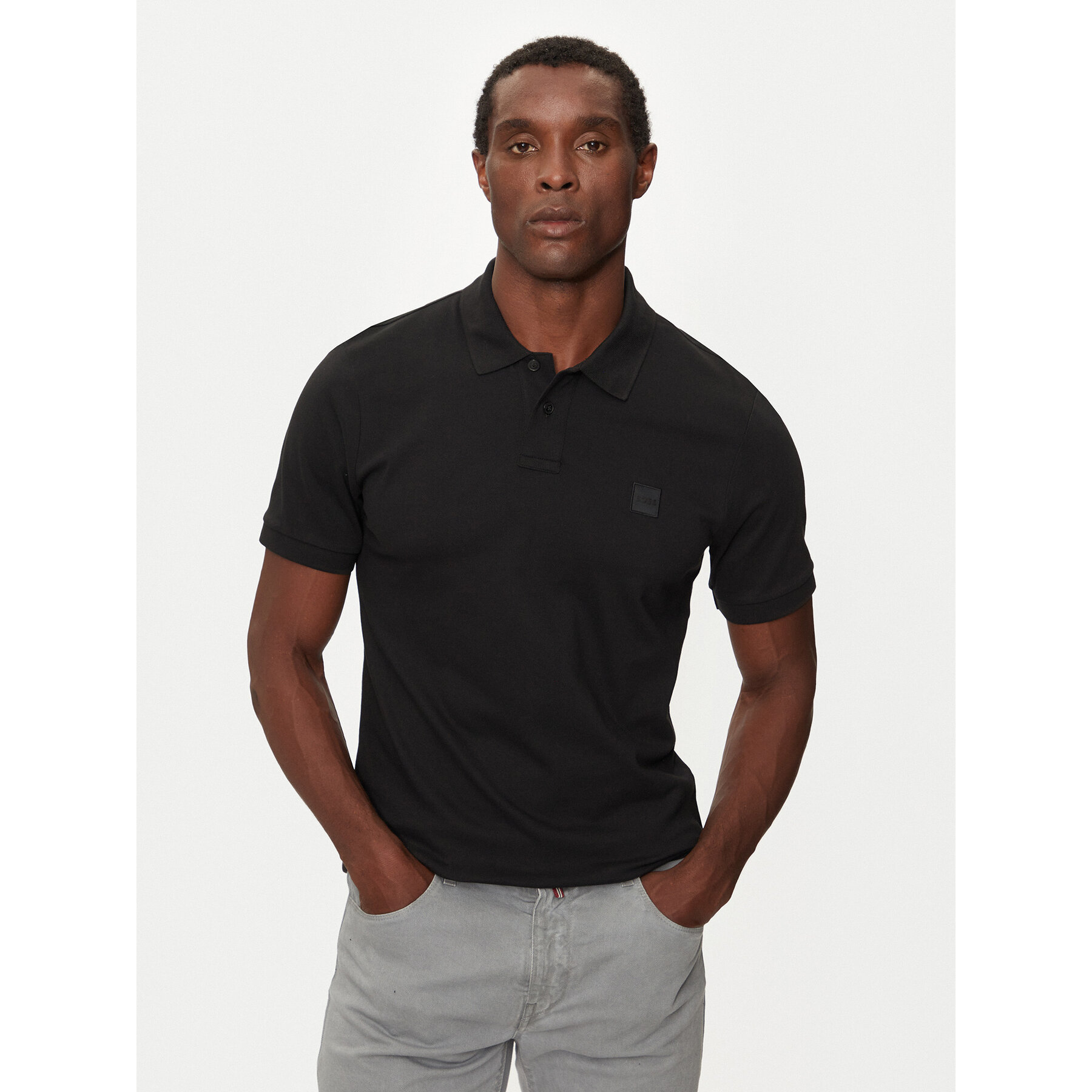 Boss Polo Passenger 50507803 Crna Slim Fit
