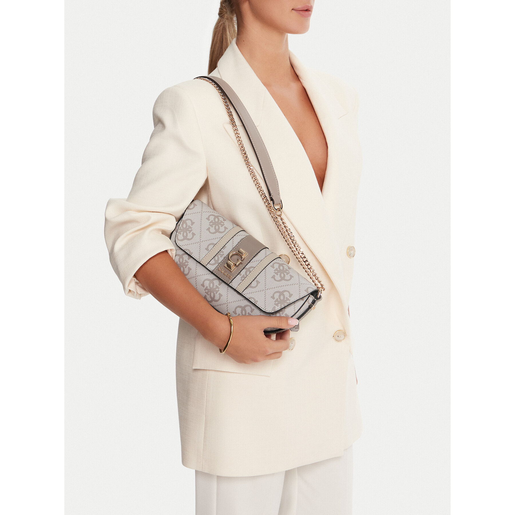 Дамска чанта Guess Erenia HWSO78 38210 Бежов