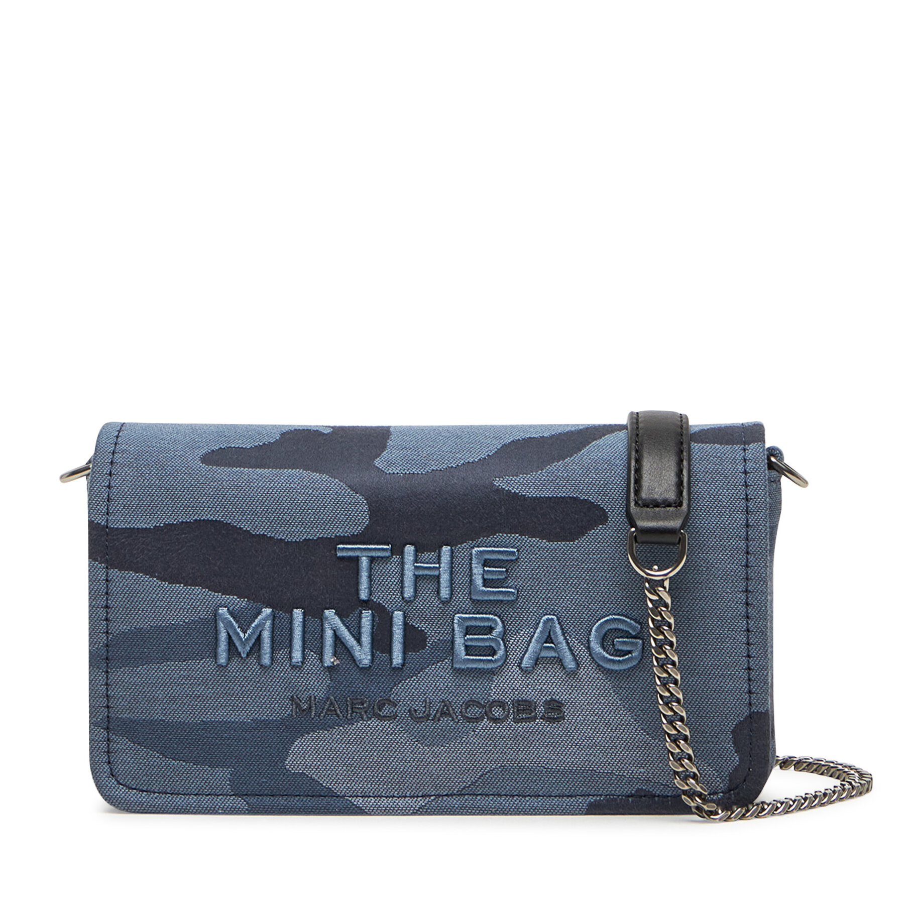 Geantă Marc Jacobs The Camo Cacquard Chain Mini Bag 2R4SMN015S03 Albastru