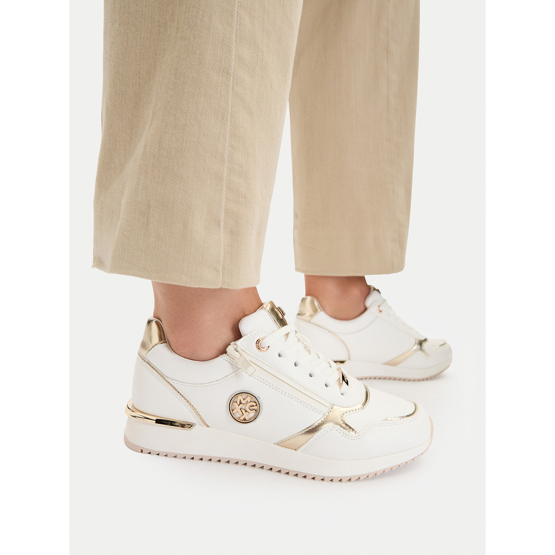 Sneakersy MEXX CEO-MI001013151W Biela