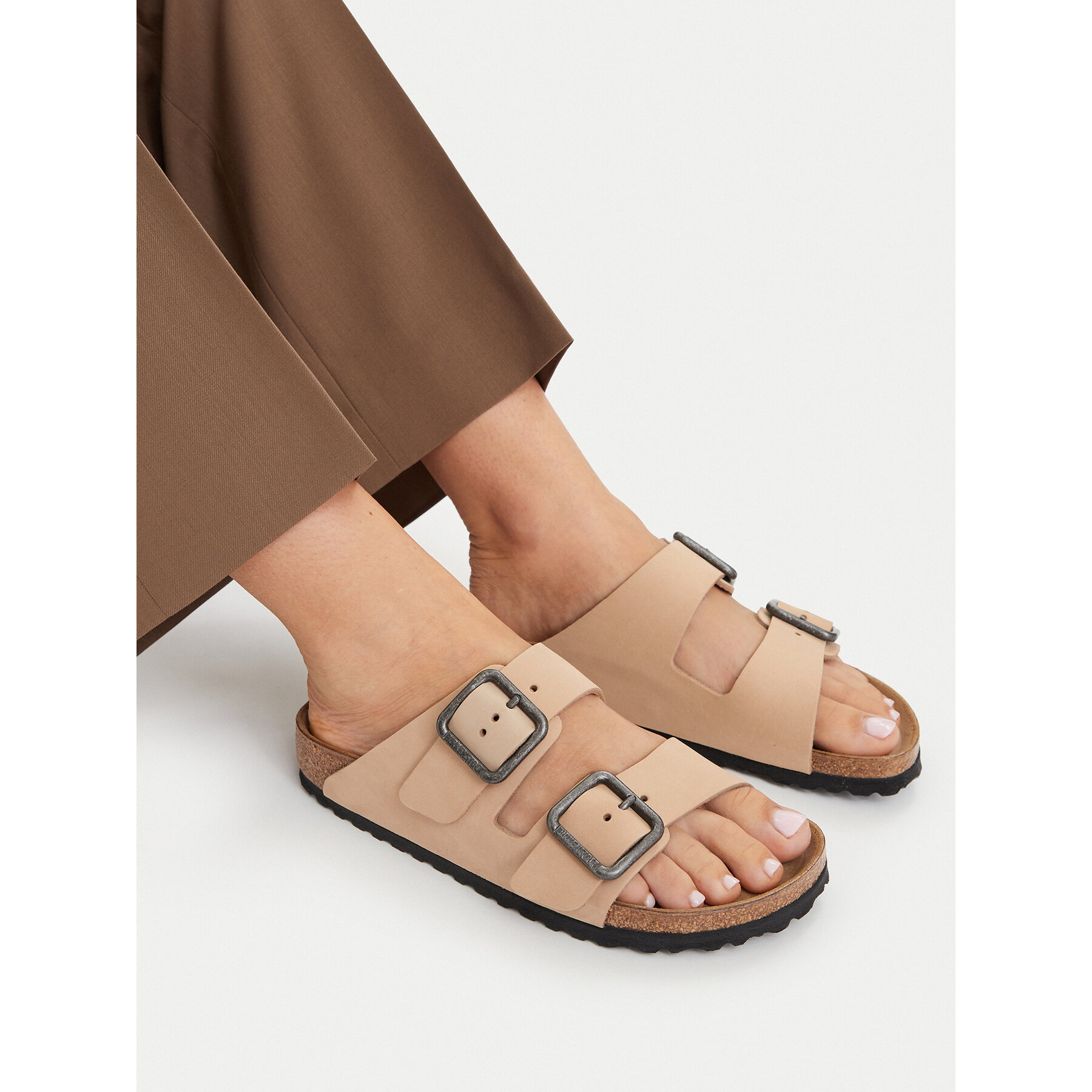 Natikači Birkenstock Arizona Wire Buckle 1031579 Bež