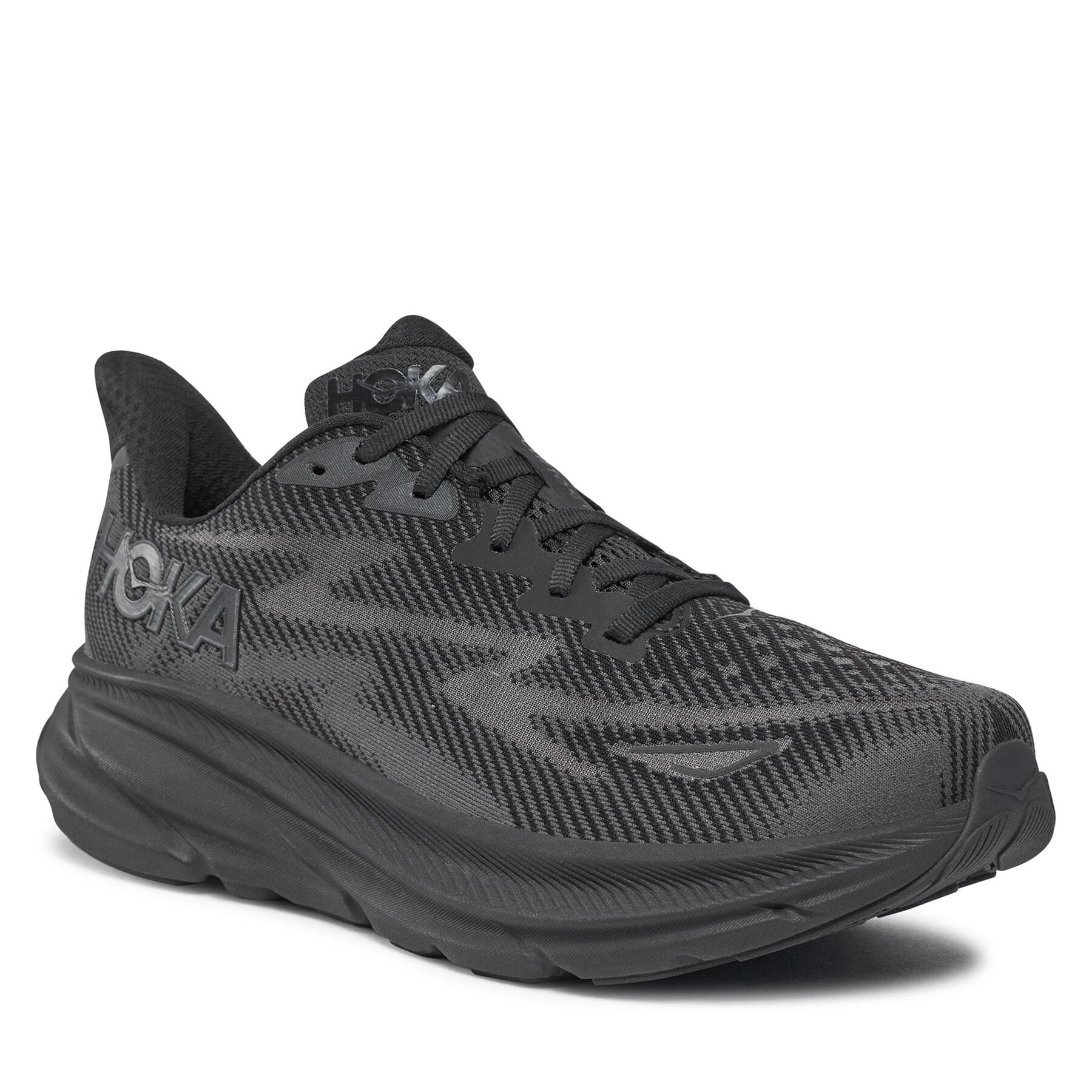 Čevlji Hoka Clifton 9 Wide 1132210 Black / Black BBLC