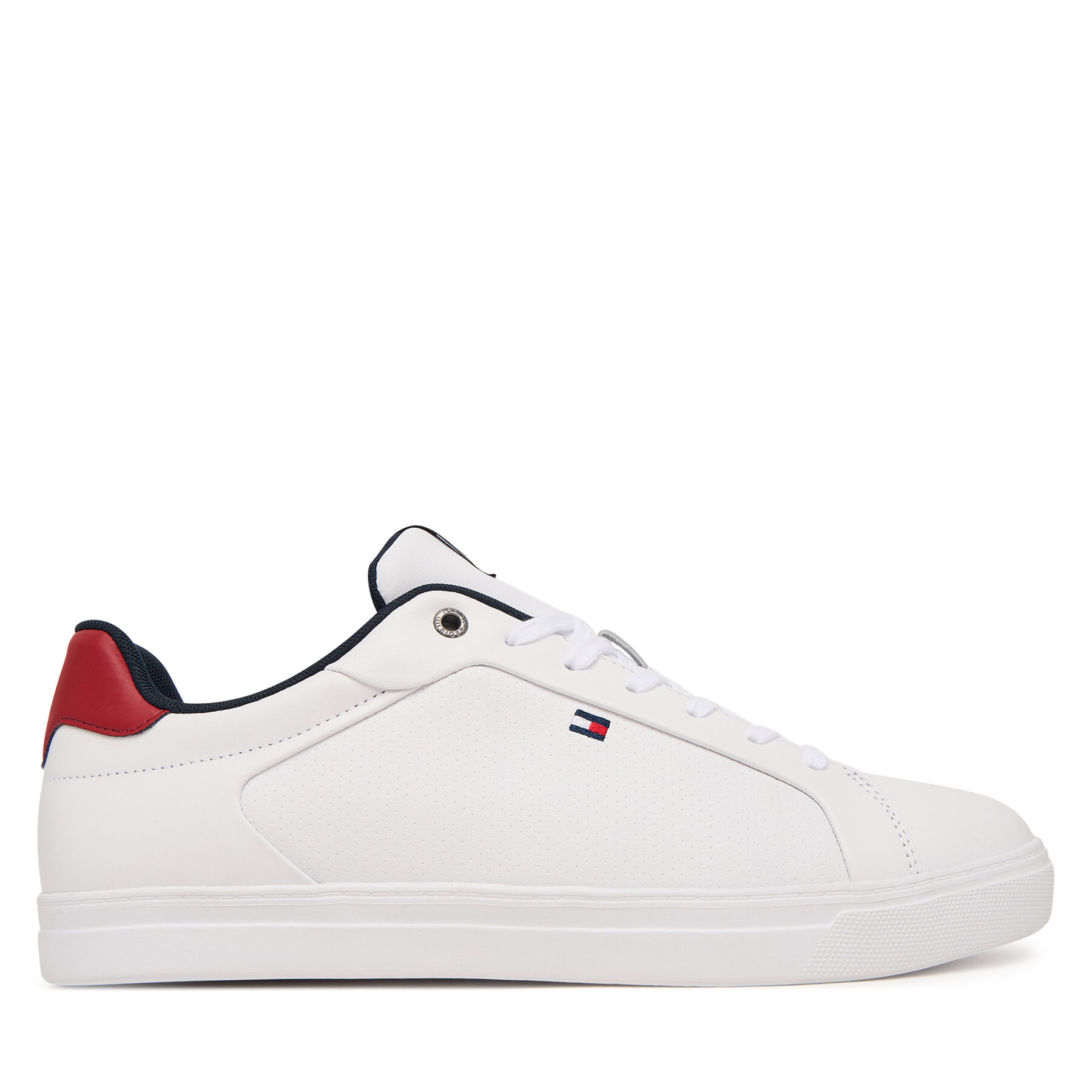 Сникърси Tommy Hilfiger Lightweight Pinperf Lth Sneaker FM0FM05981 Бял