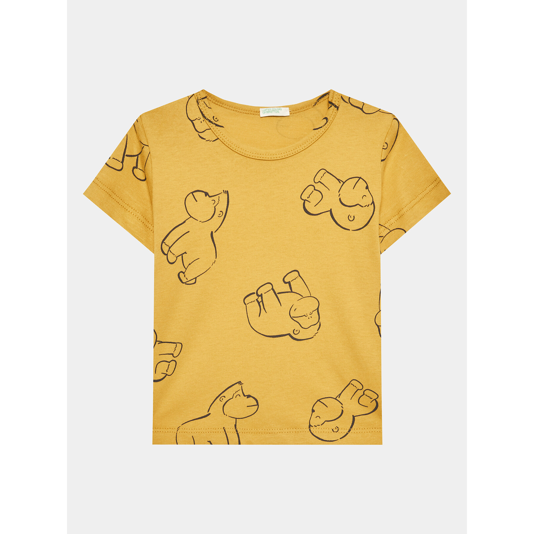 United Colors Of Benetton T-Shirt 30HPA1031 Σκούρο μπλε Regular Fit