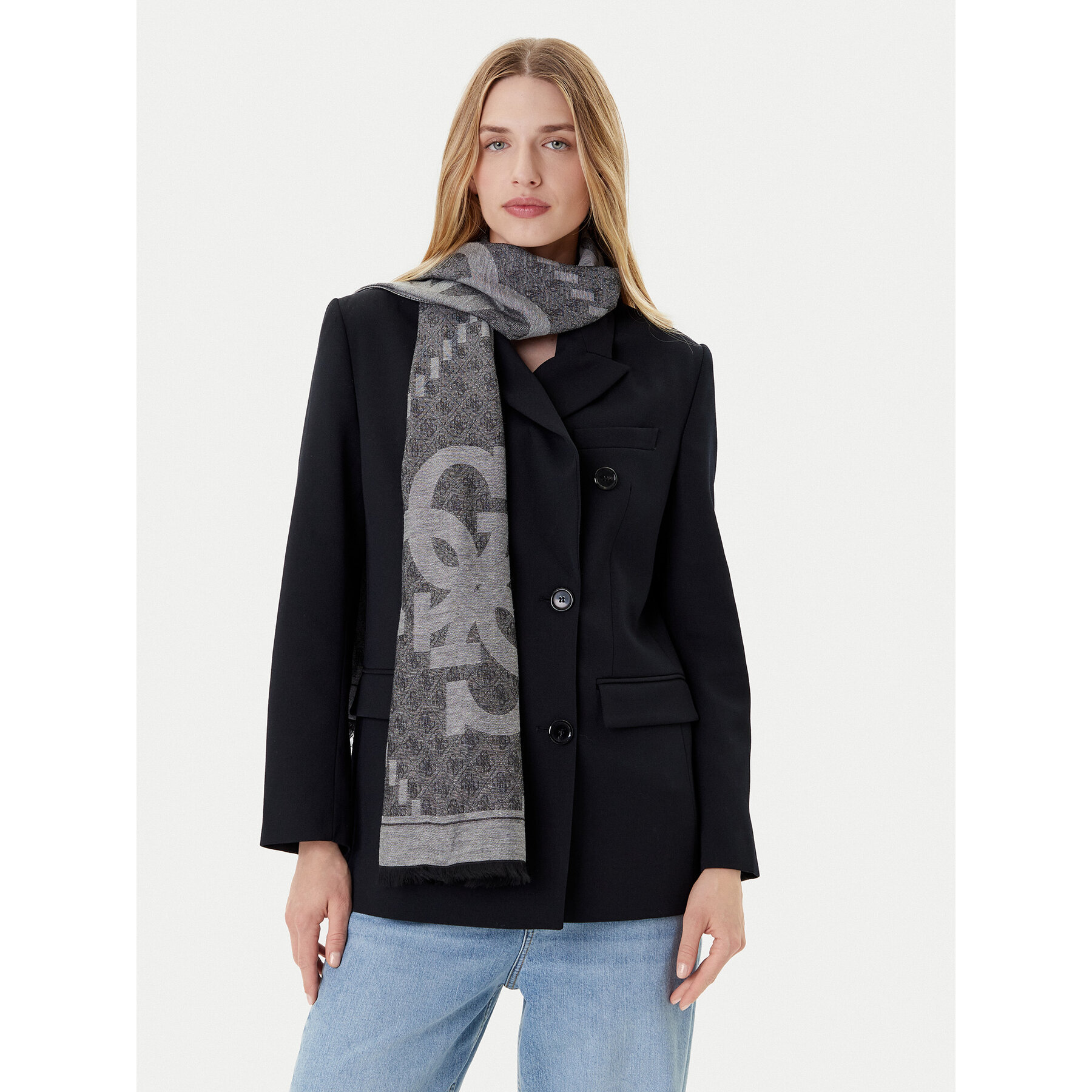 Guess Πασμίνα Guess AM9567 POL03 Γκρι