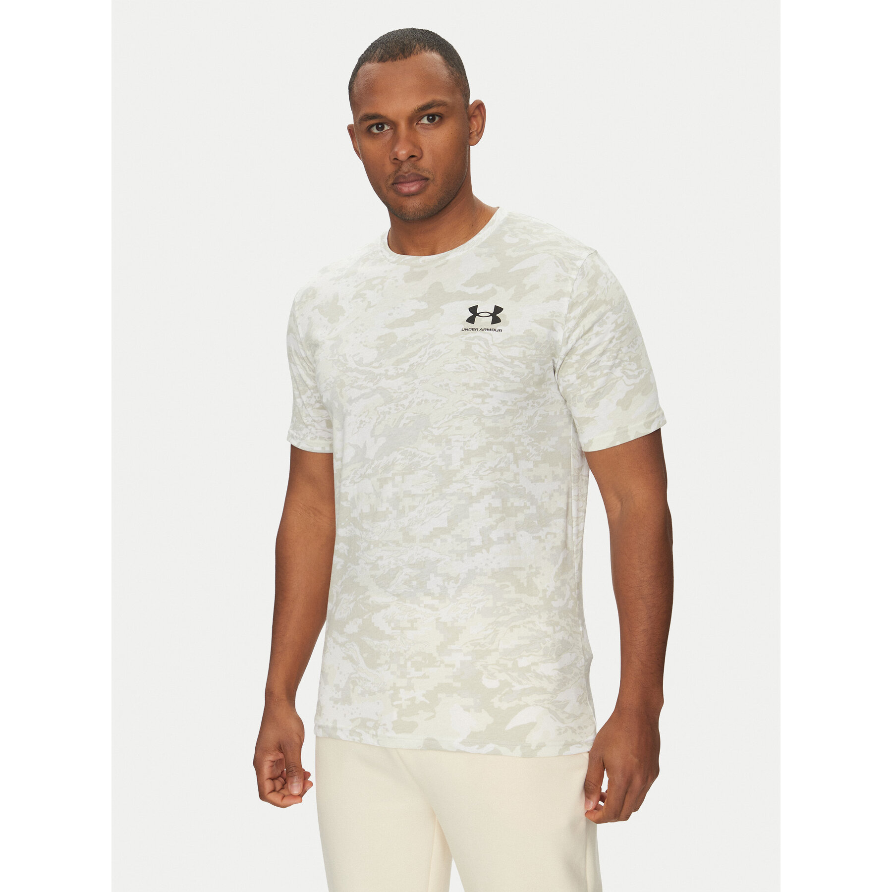 Under Armour Póló ABC 1357727 Fehér Regular Fit