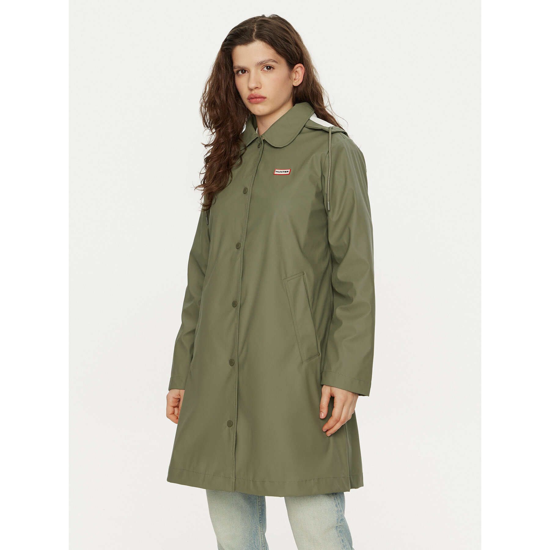 Hunter Regenjacke Benja HARW0020242 Grün Regular Fit