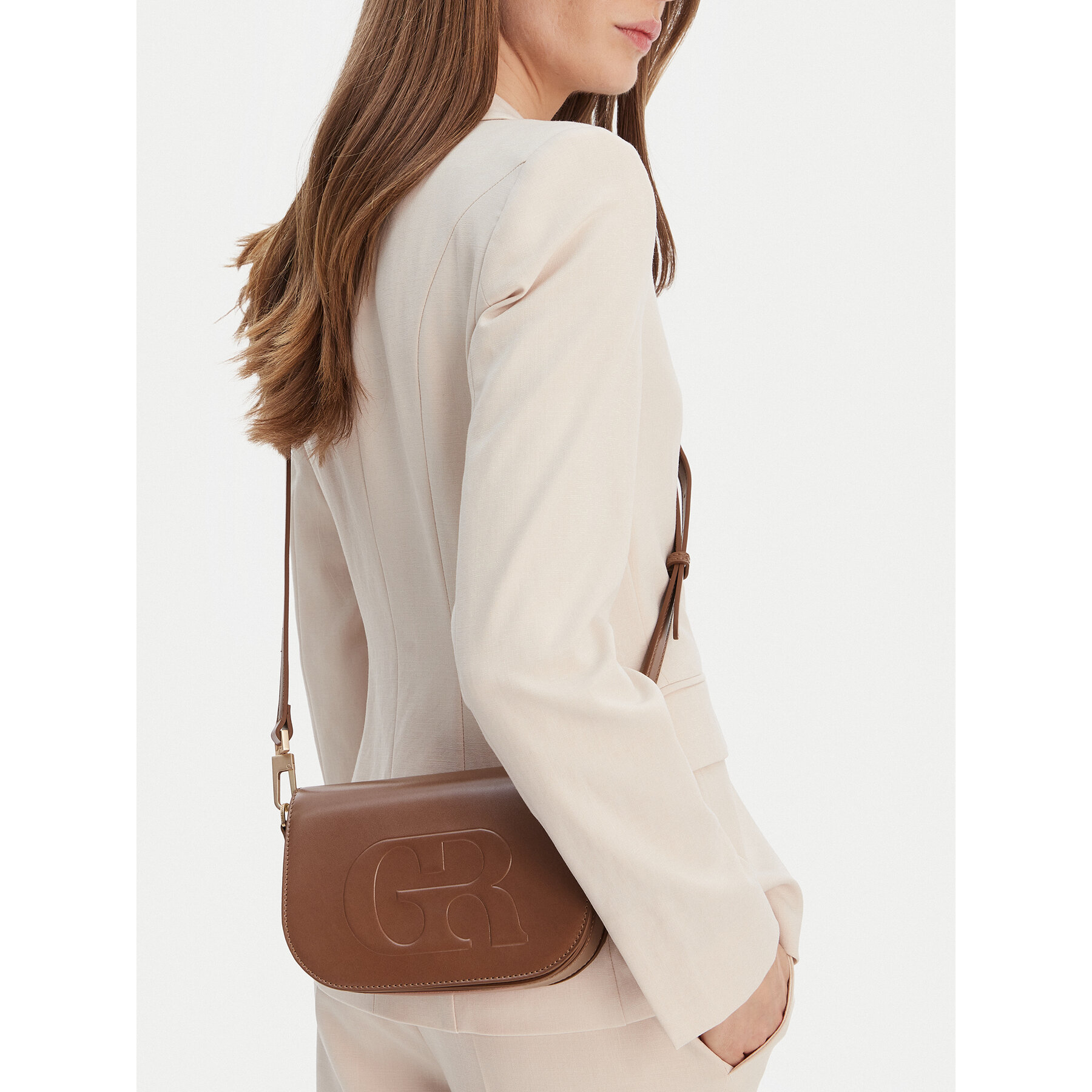 Τσάντα GINO ROSSI C-KY191 Καφέ