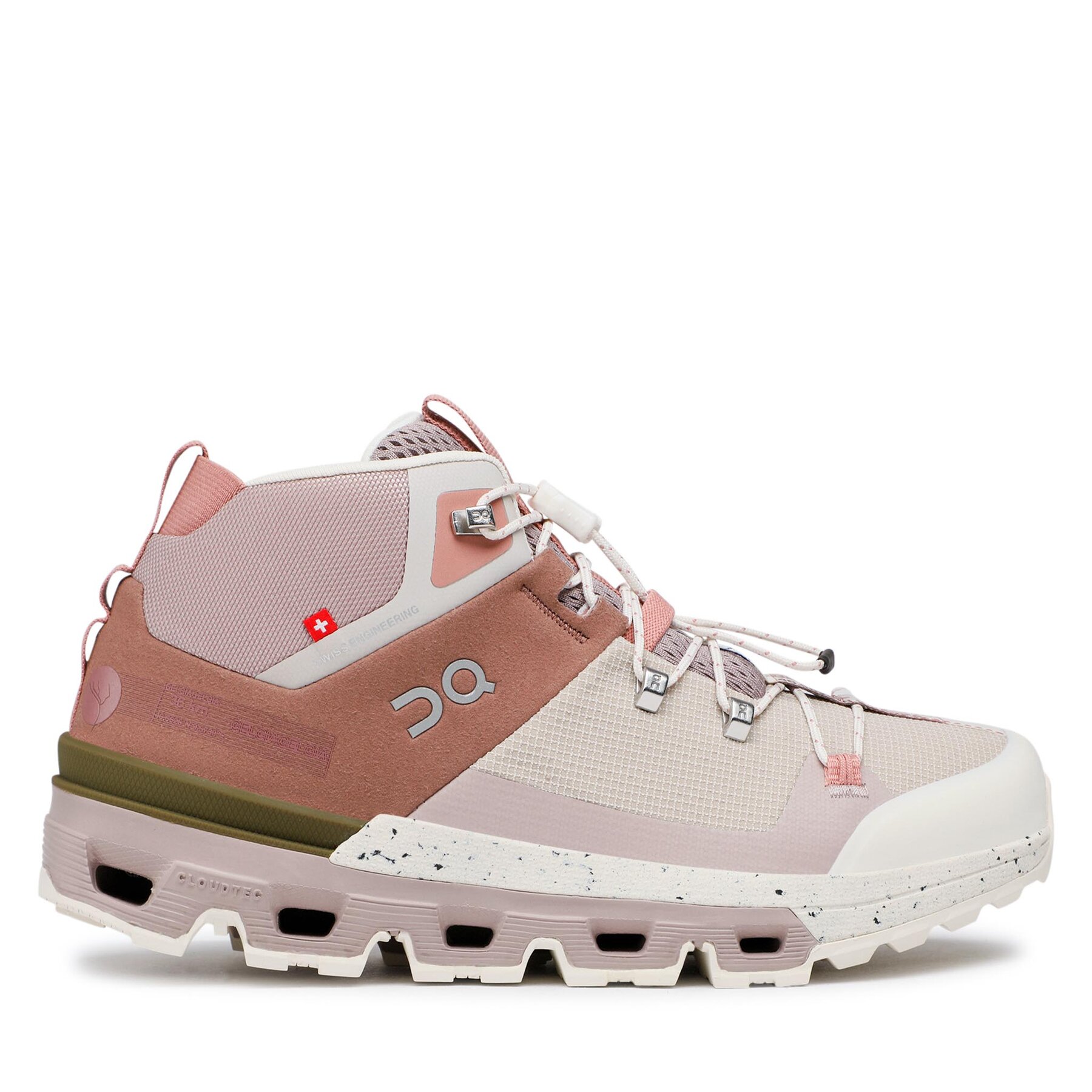 Damen Trekkingschuhe On, Schuhgröße 37, Rosa, Cloudtrax 5399054