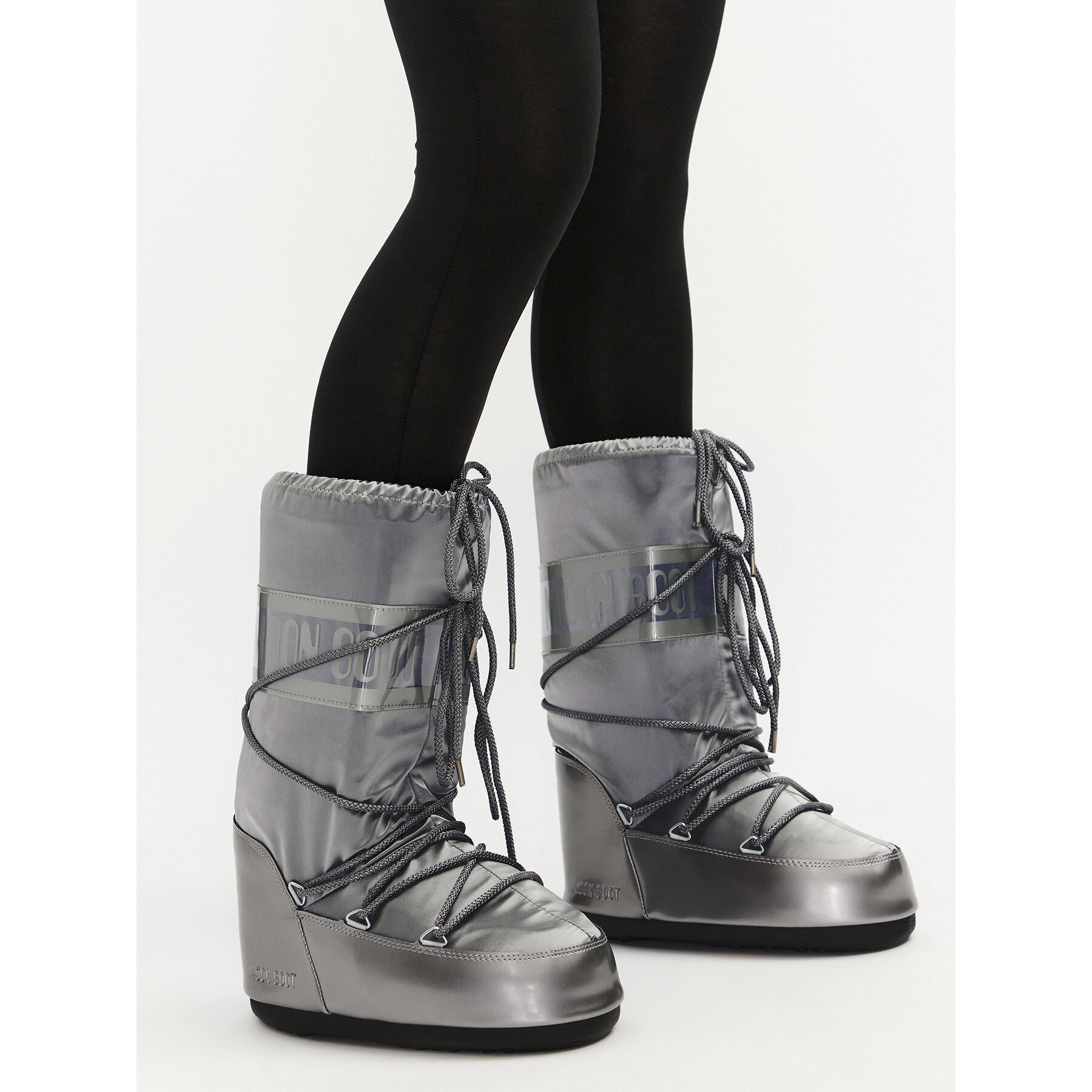 Cizme de zăpadă Moon Boot 80D1401680 Argintiu