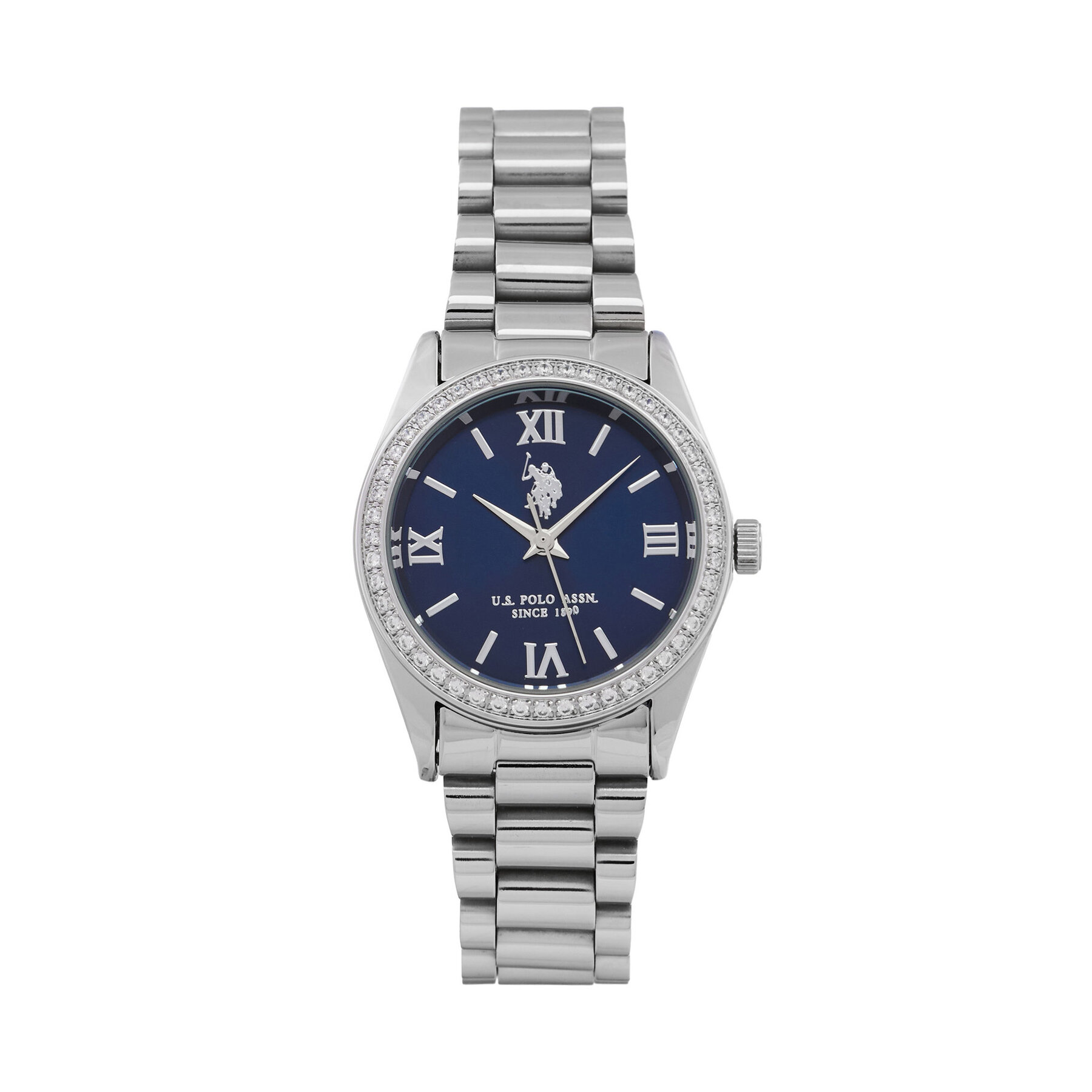 Ρολόι U.S. Polo Assn. Melanie USP8460BL Ασημί