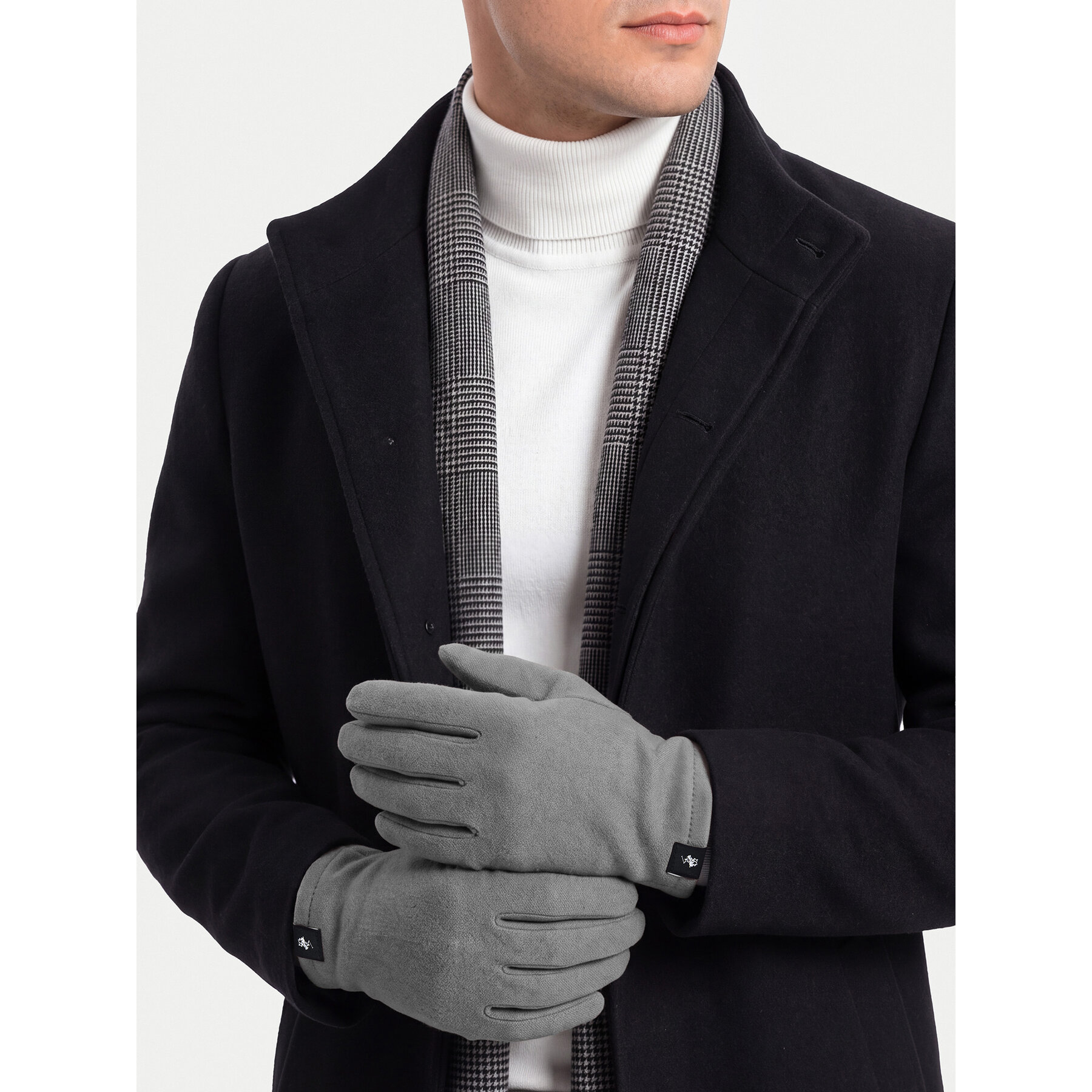 Ръкавици Beverly Hills Polo Club CWBEO-BHPC-M6-010-AW26 Сив