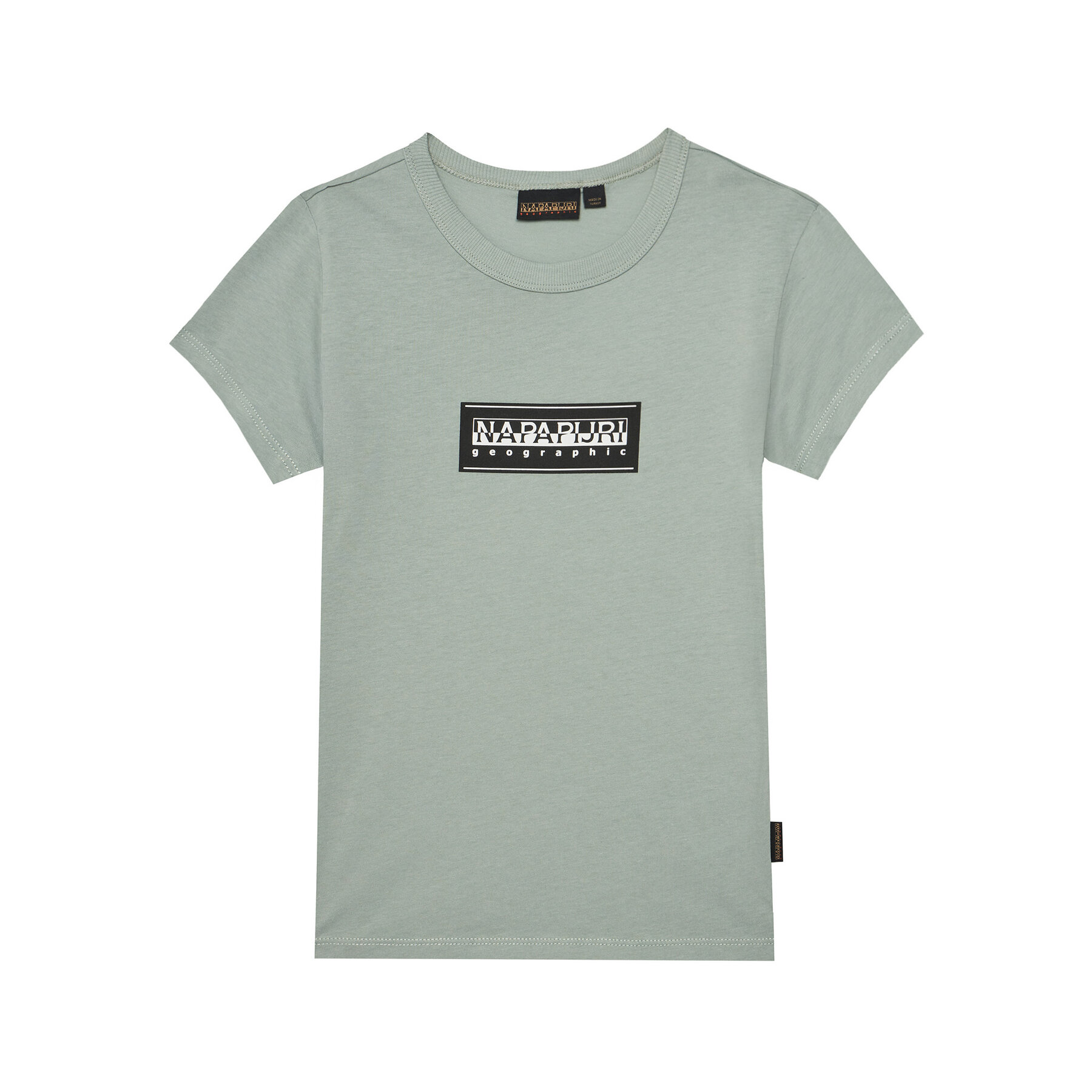 Napapijri T-shirt Chamois NP0A4ILE D Verde Regular Fit