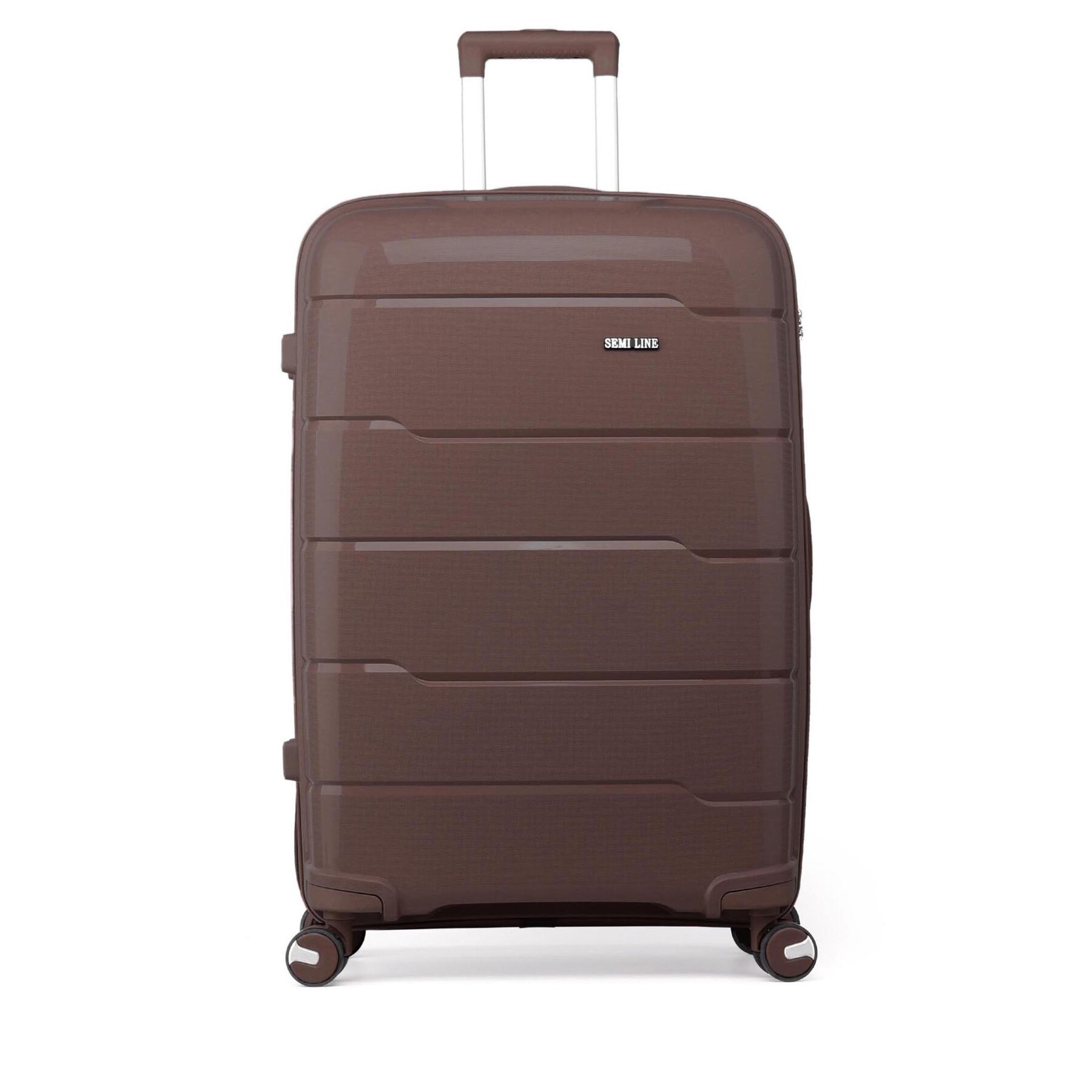 Medelstor resväska Semi Line T5792-2 Brun