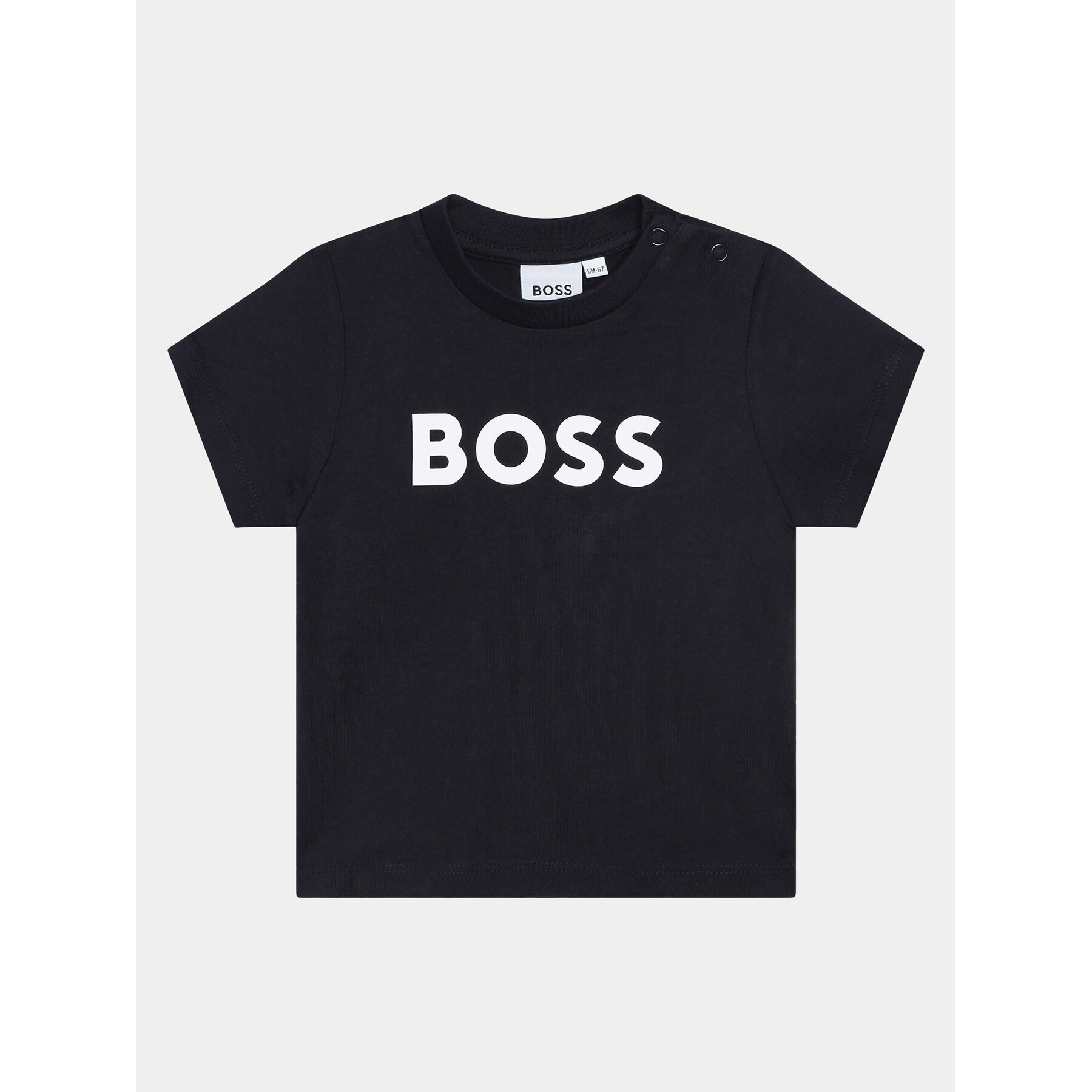 Boss T-shirt J05P12 M Blu scuro Regular Fit