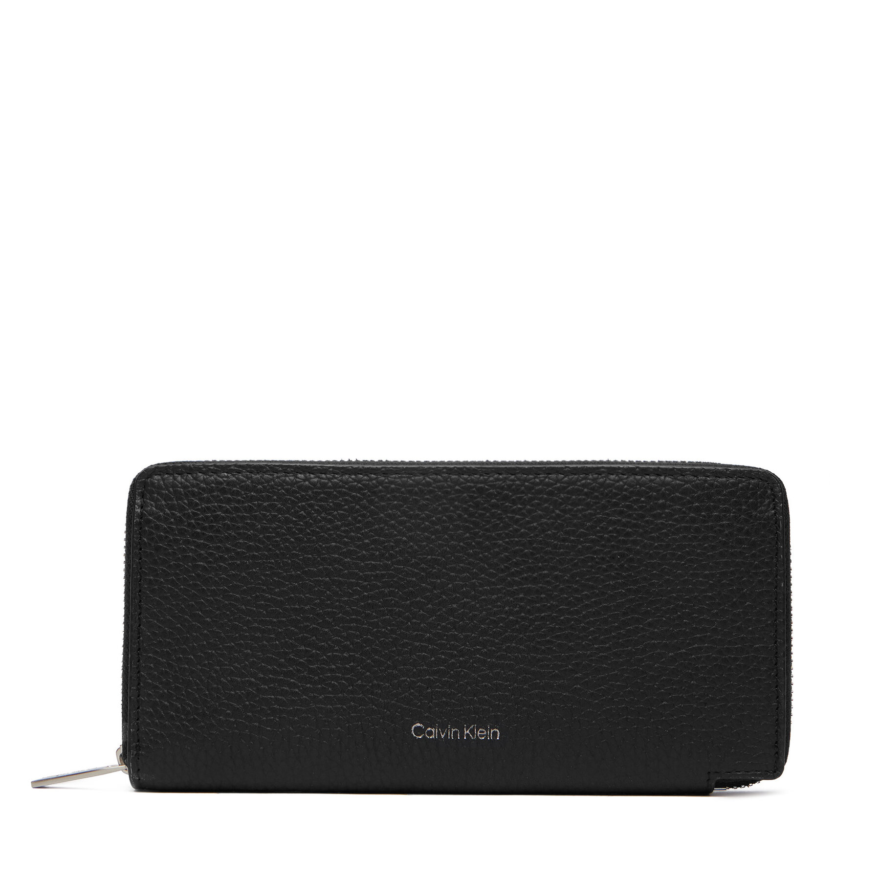 Peňaženka Calvin Klein Foil Emboss Long Zip Around LV04D1242G Čierna