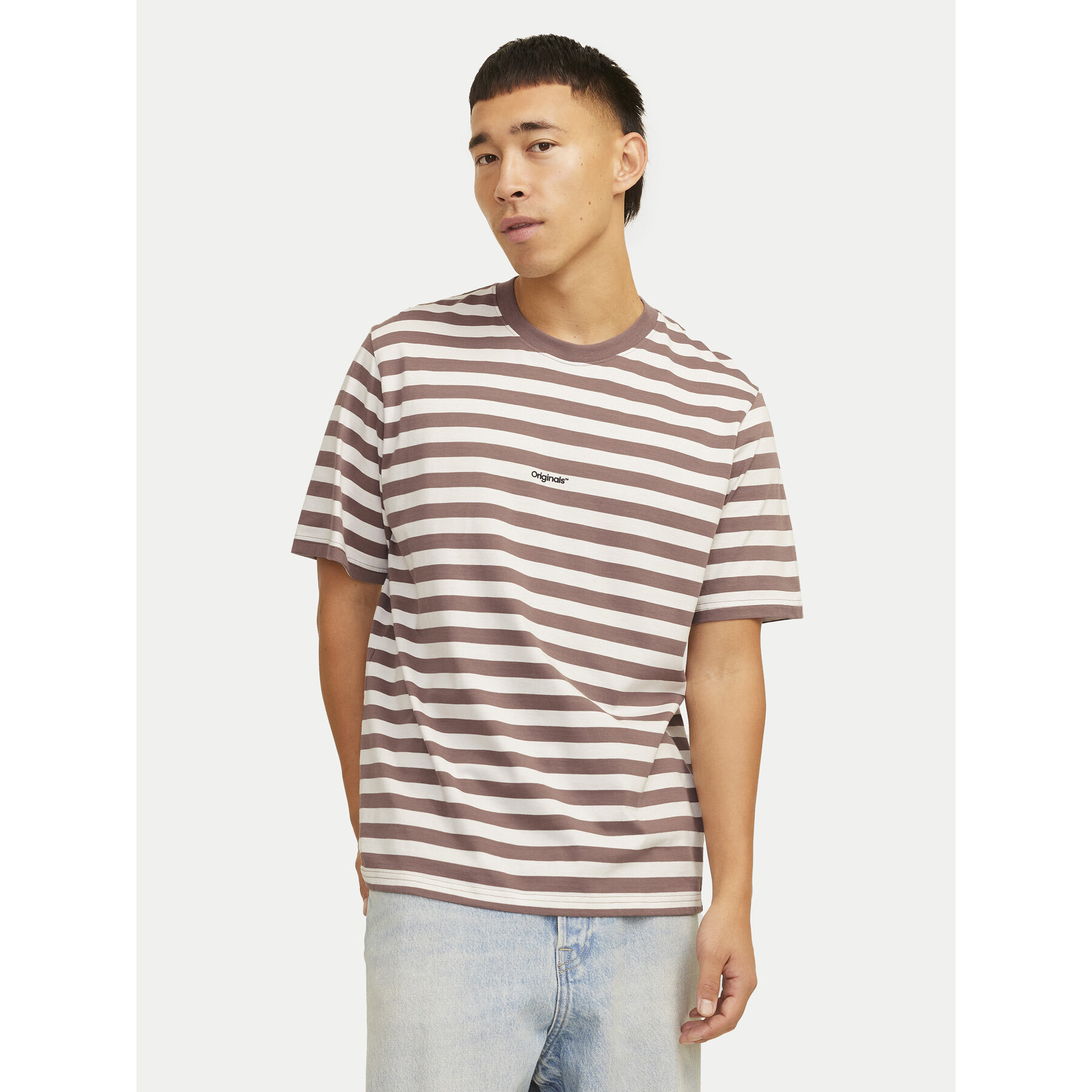 Jack & Jones T-shirt Vesterbro 12265748 Beige Relaxed Fit