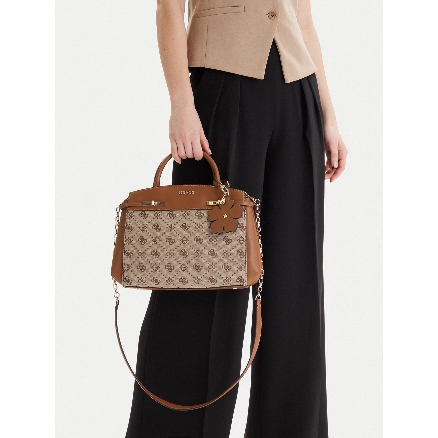 Torbica Guess Melinda HWJP99 02060 Smeđa