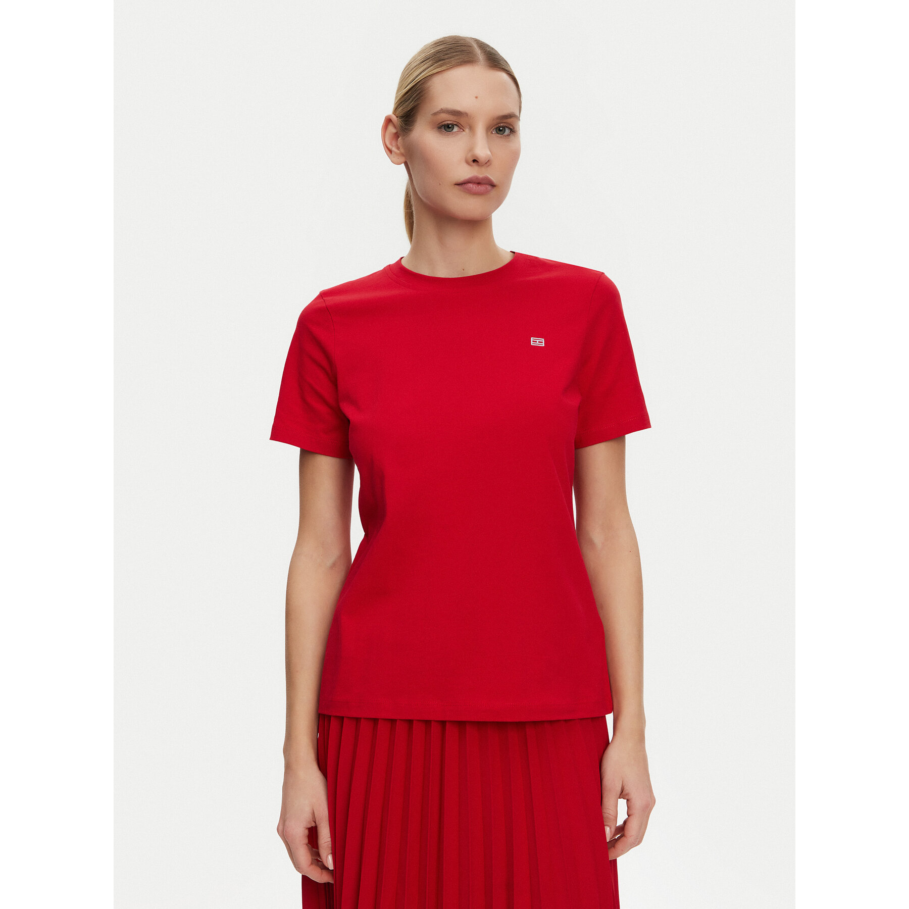 Tommy Hilfiger Póló WW0WW45522 Piros Regular Fit