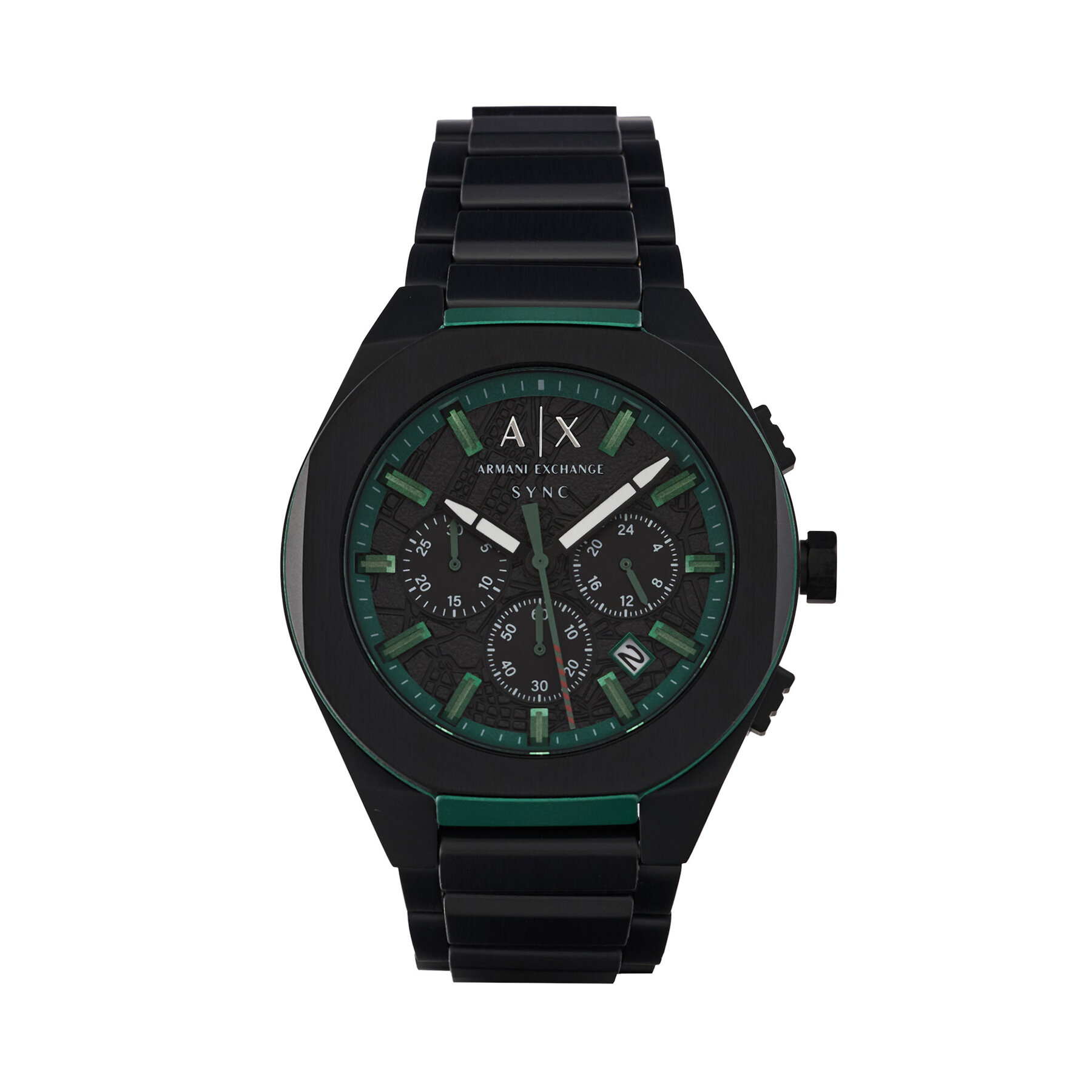 Ročna ura Armani Exchange Sync AX4294 Črna