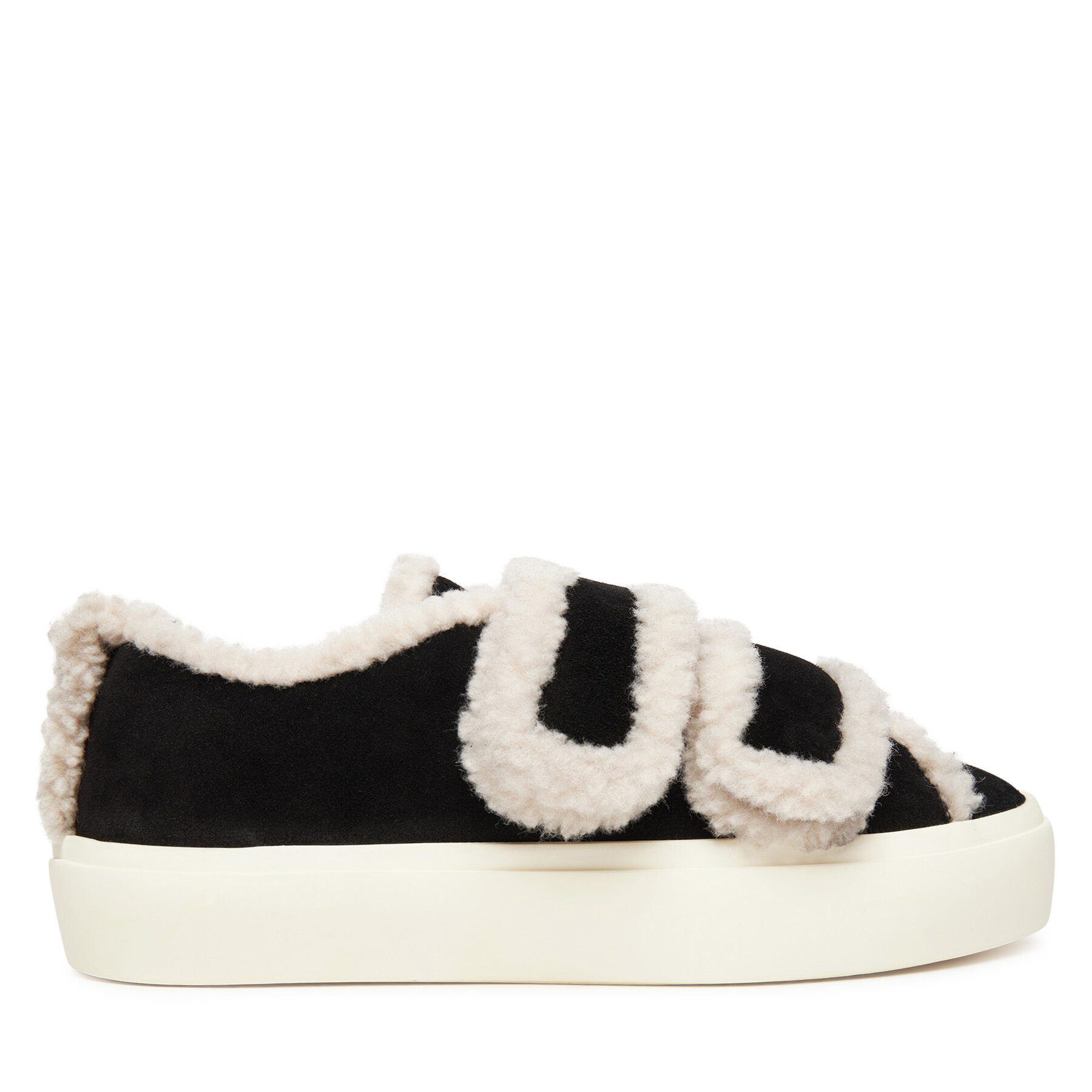 Сникърси Inuikii Shearling Low Velcro 1001.001.0231 Черен