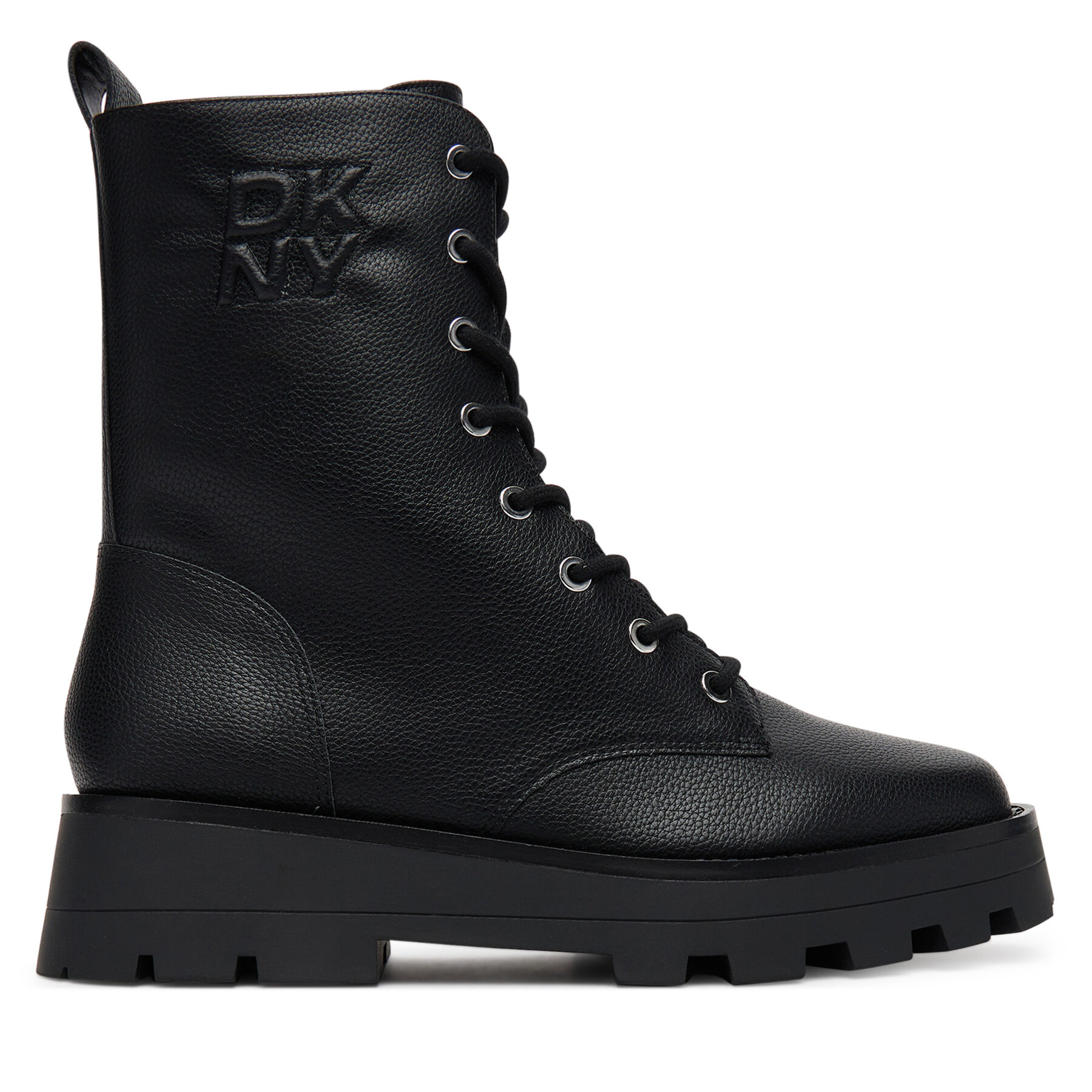 Šnurovacia obuv DKNY Sejal K3544872 Čierna