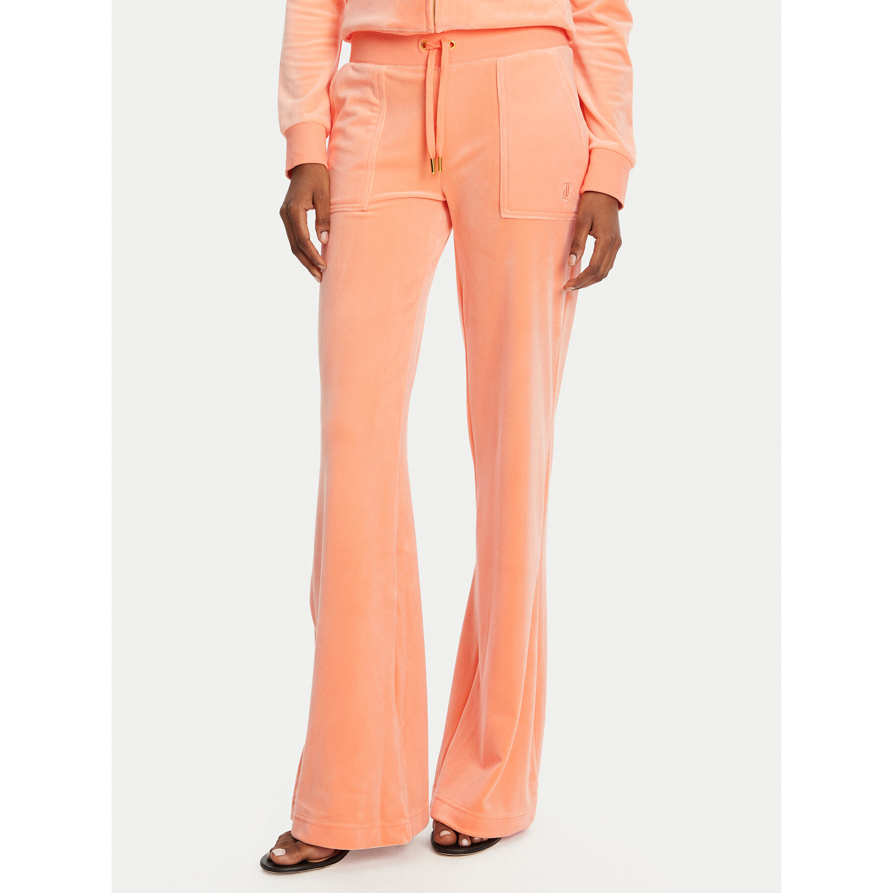 Juicy Couture Donji dio trenerke Layla JCSEBJ001 Narančasta Flared Leg