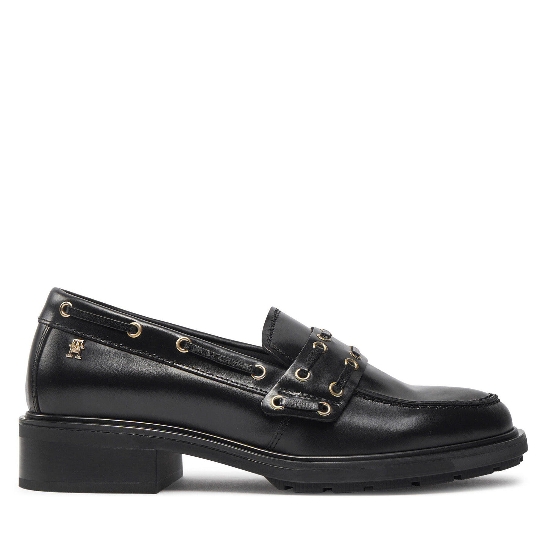 Loafers Tommy Hilfiger Nautical Eyelets FW0FW08148 Negro