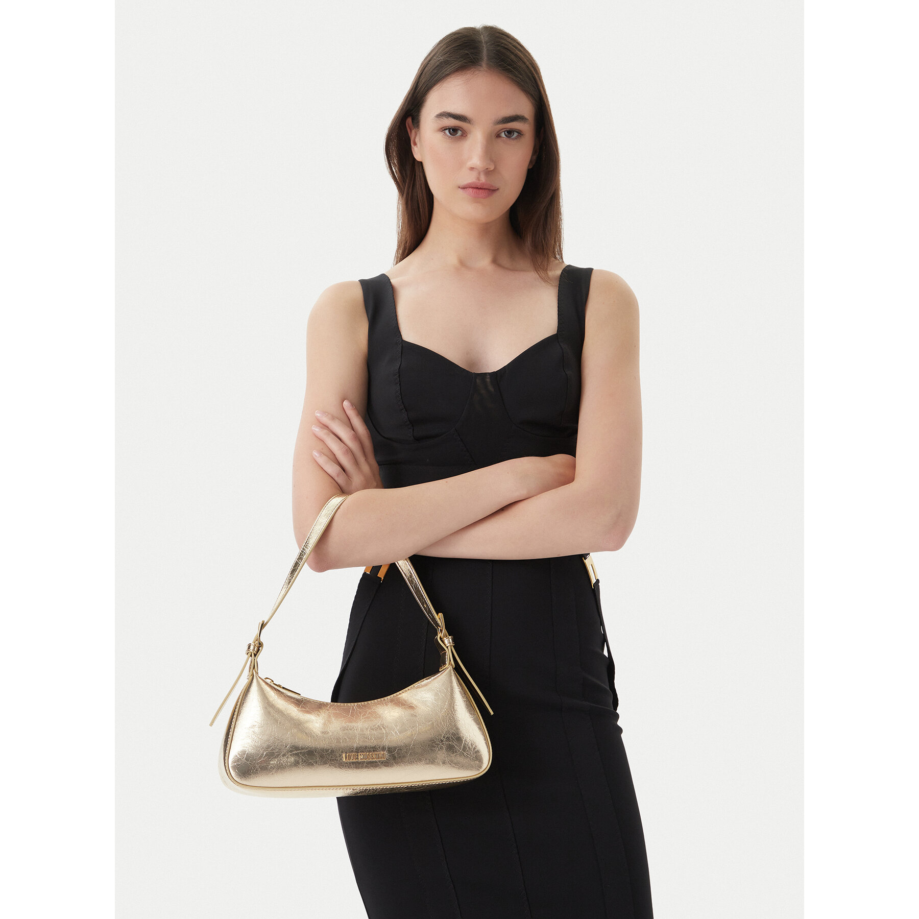 Τσάντα LOVE MOSCHINO JC4390PP0OKQ0900 Χρυσό