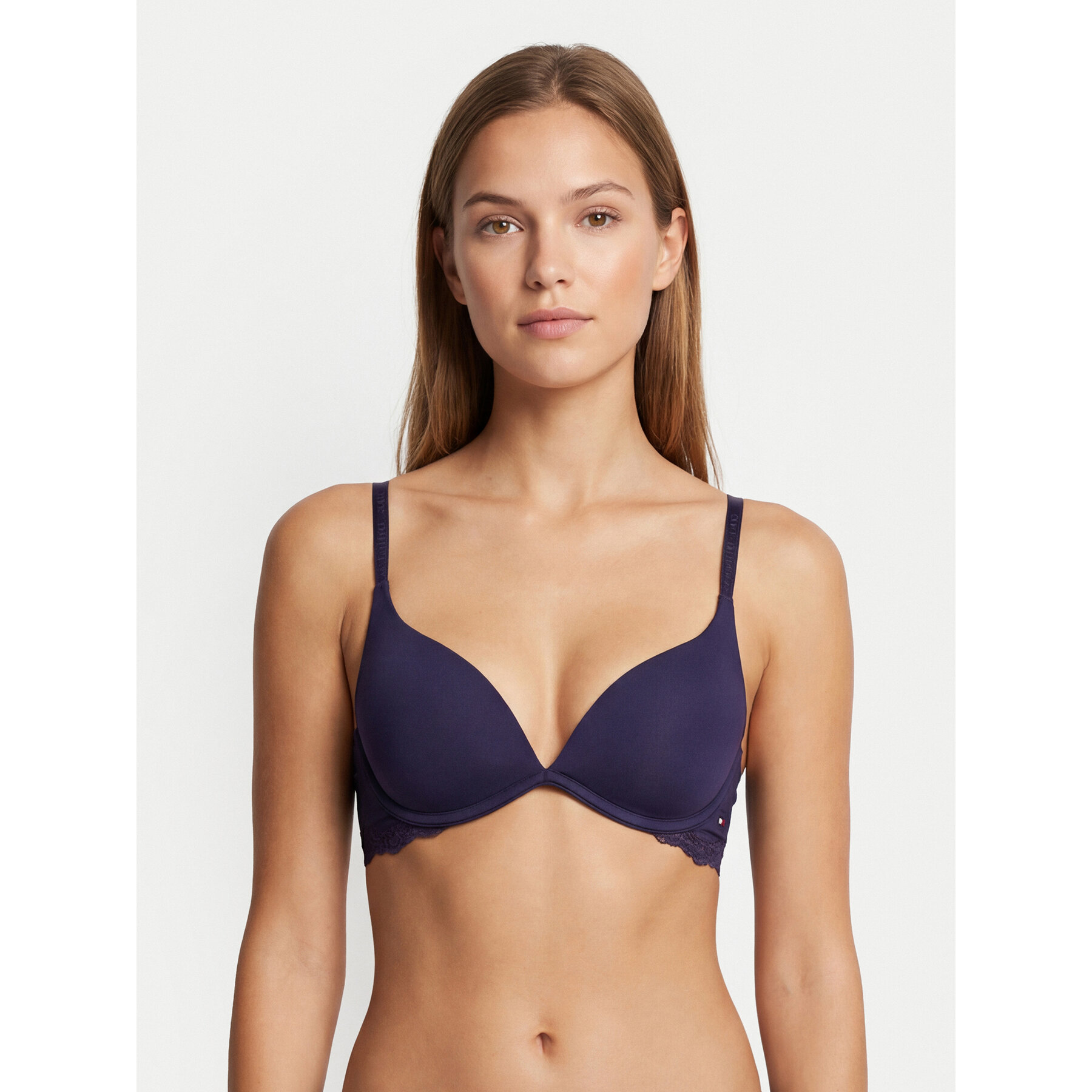 Tommy Hilfiger Push-up-BH UW0UW06051 Dunkelblau