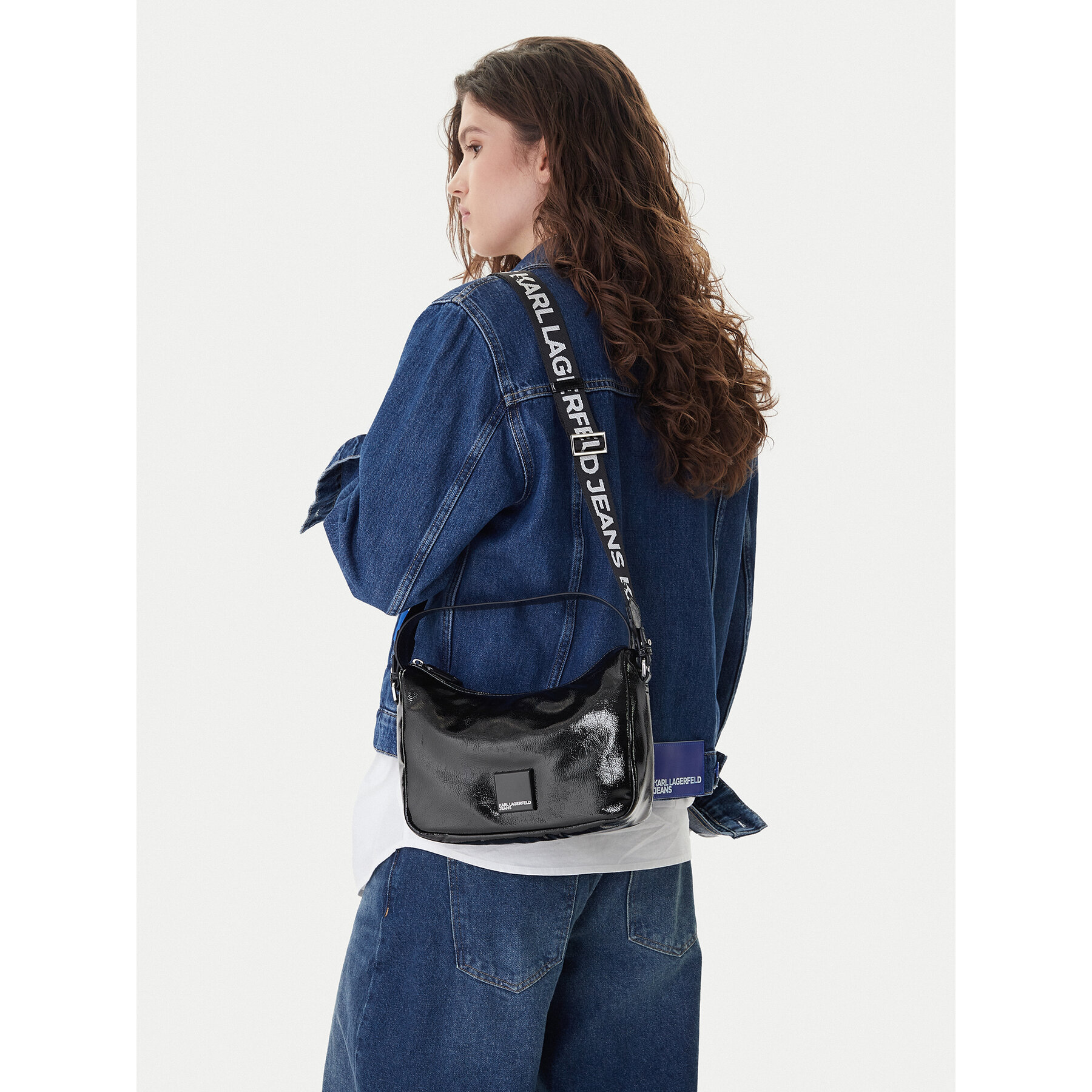 Borsetta Karl Lagerfeld Jeans B1W30140 Nero