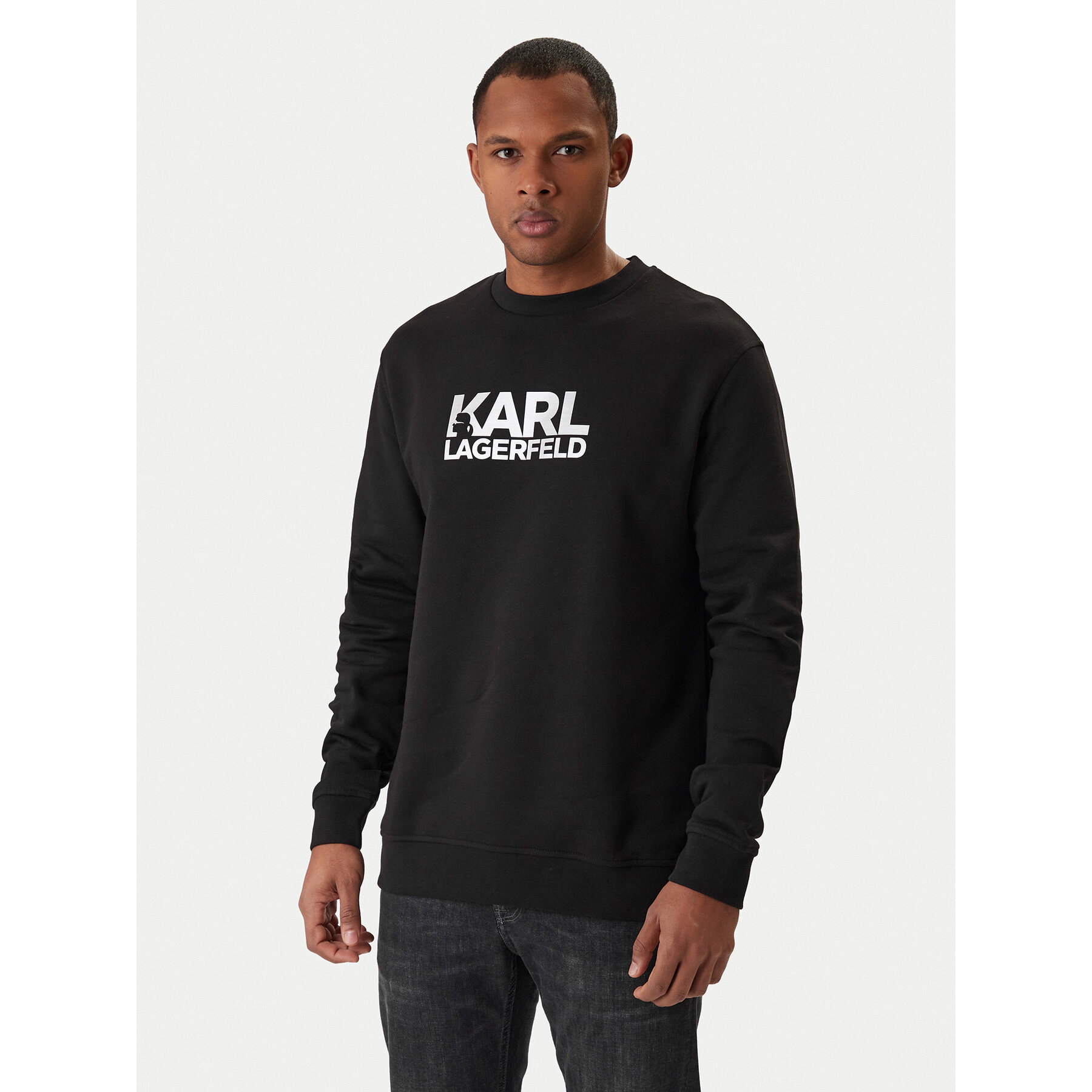 KARL LAGERFELD Sweatshirt 705780 500917 Schwarz Regular Fit