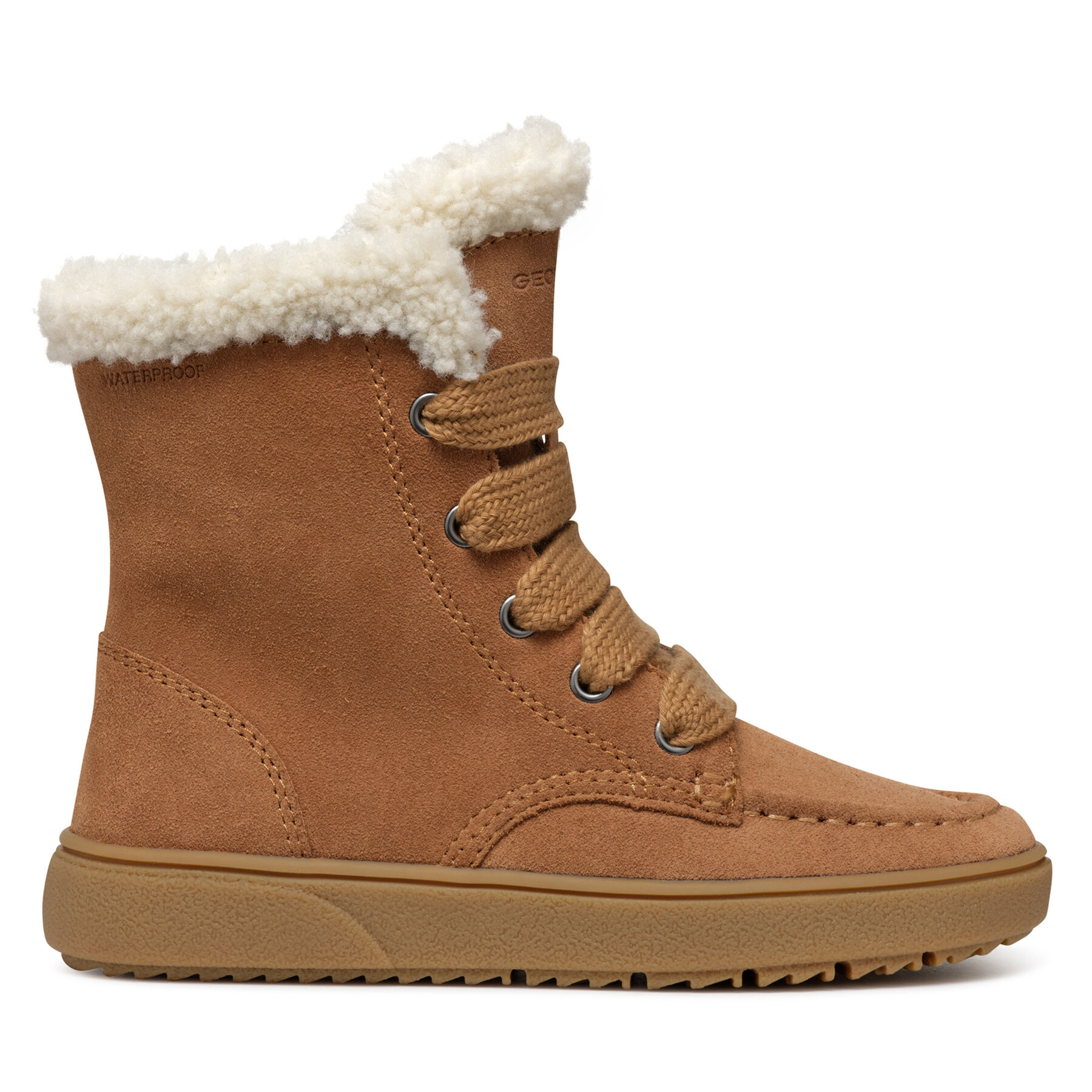 Čižmy Geox J Theleven Girl Wpf J46HYC 00022 C6627 D Hnedá