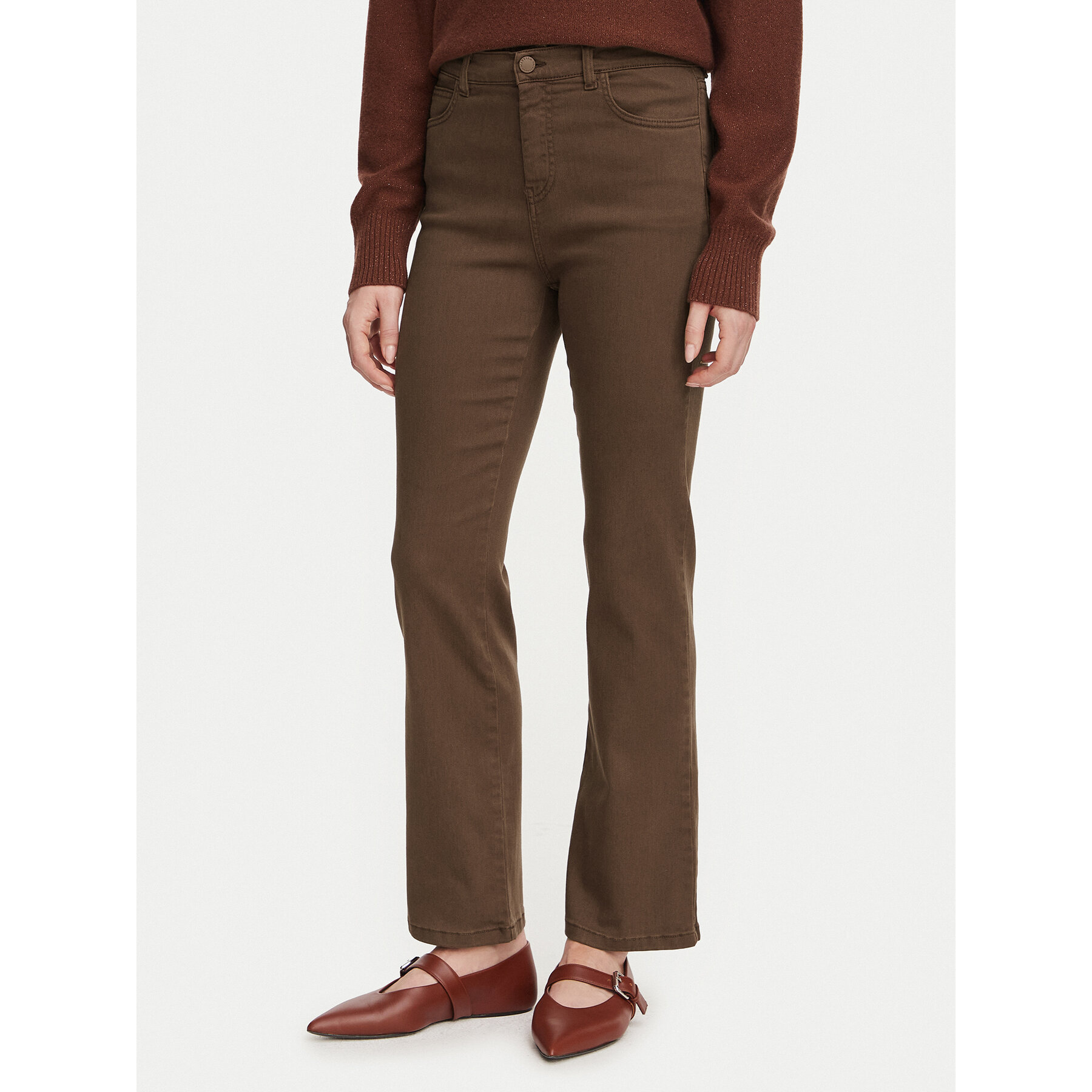 Marella Jeans Favetta 2623136035 Dunkelbraun Regular Fit