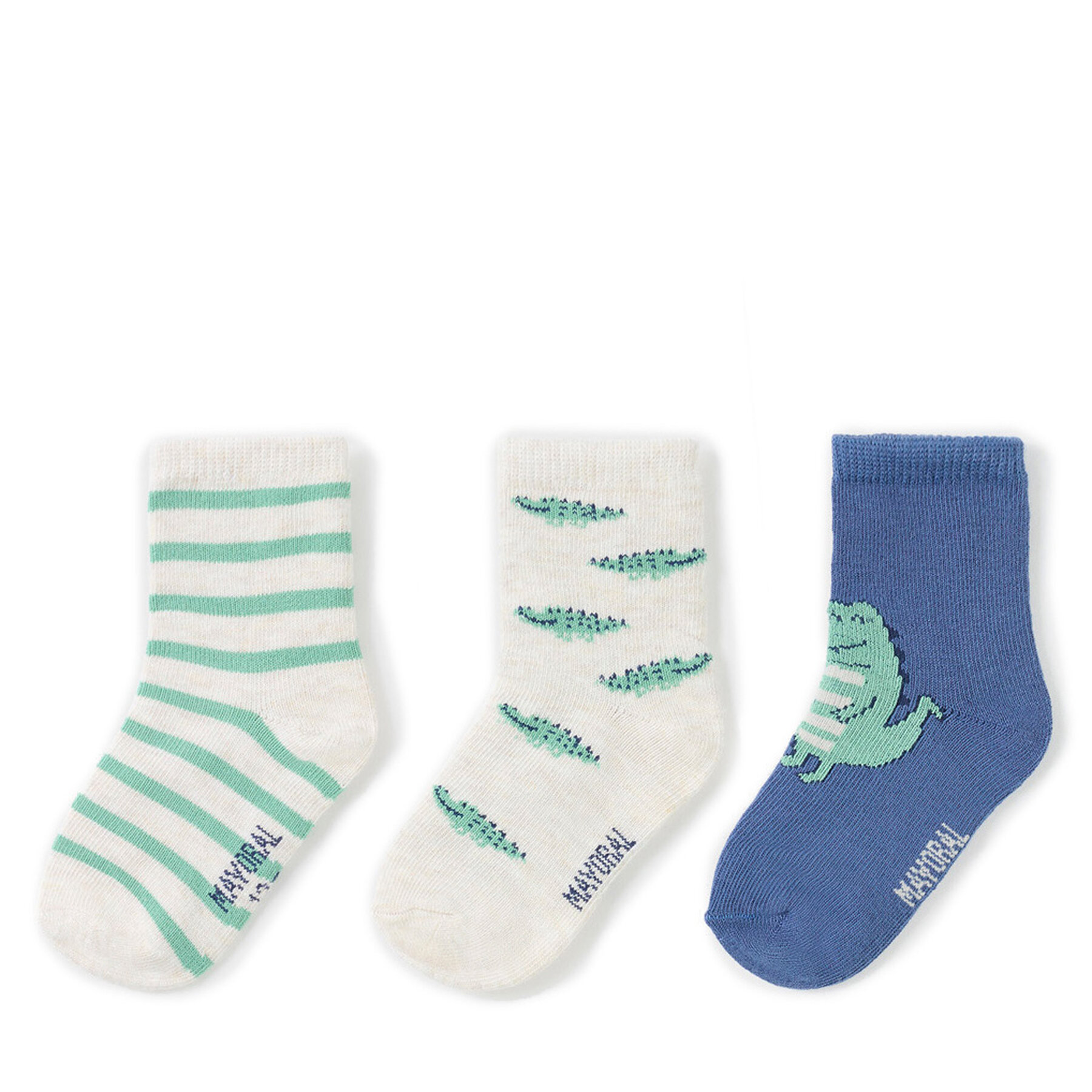 3 pares de calcetines altos para niño Mayoral 10652 De color